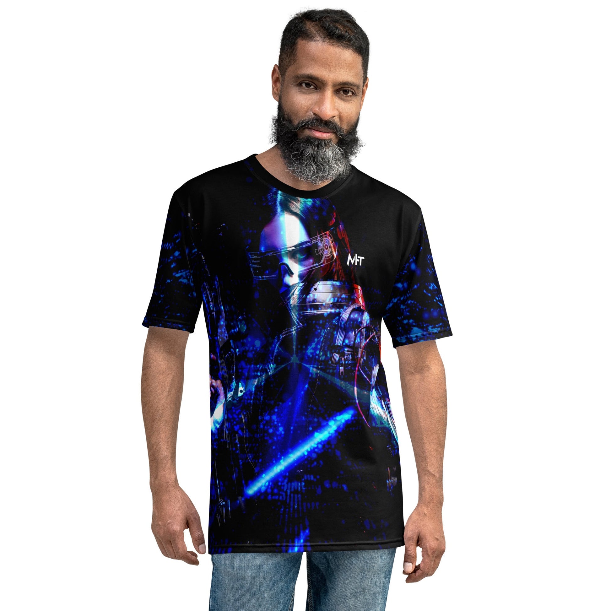 Cyberware Sentinel v1.0 - Men's t-shirt by DarkByteGear