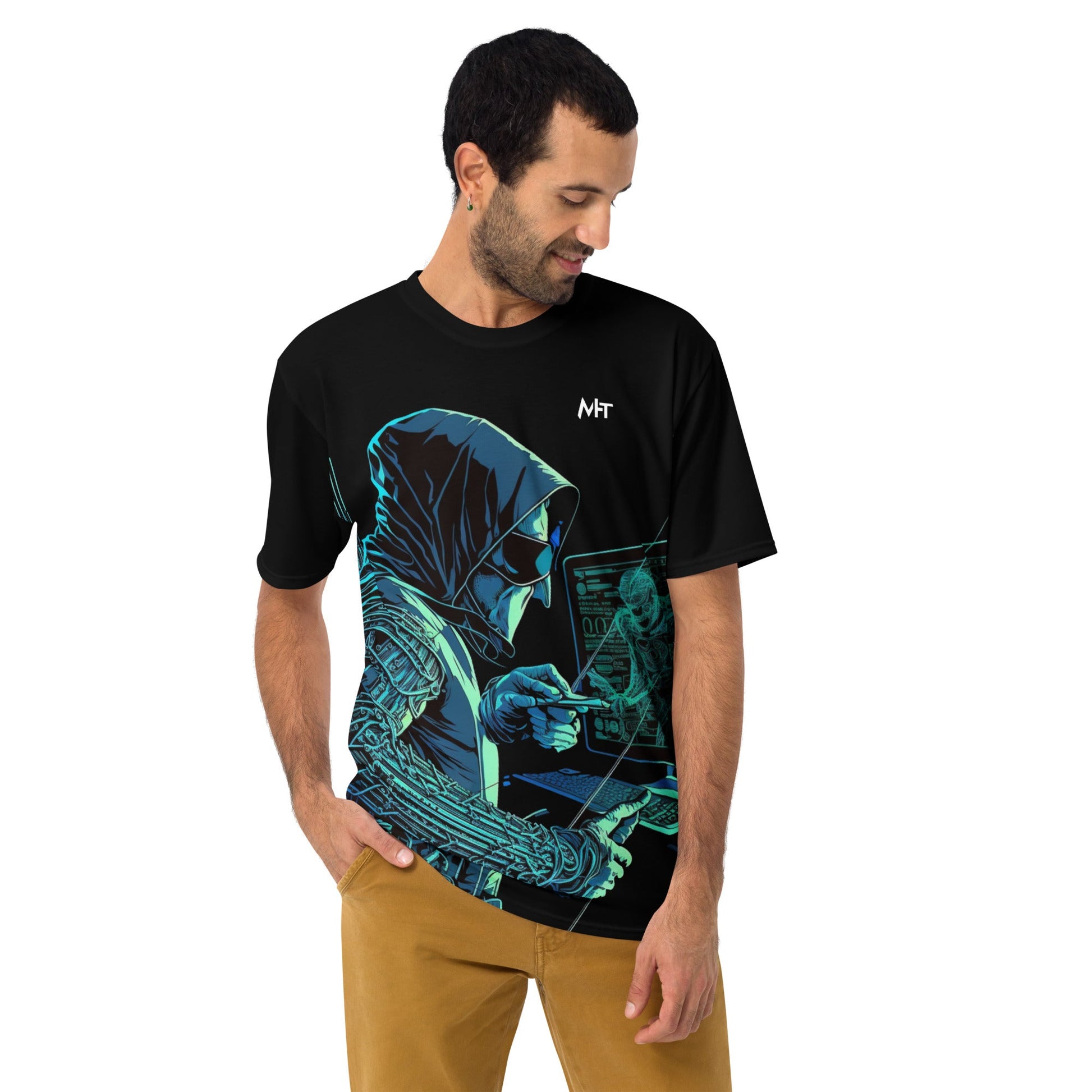 CyberWare Assassin - Men's t-shirt by DarkByteGear