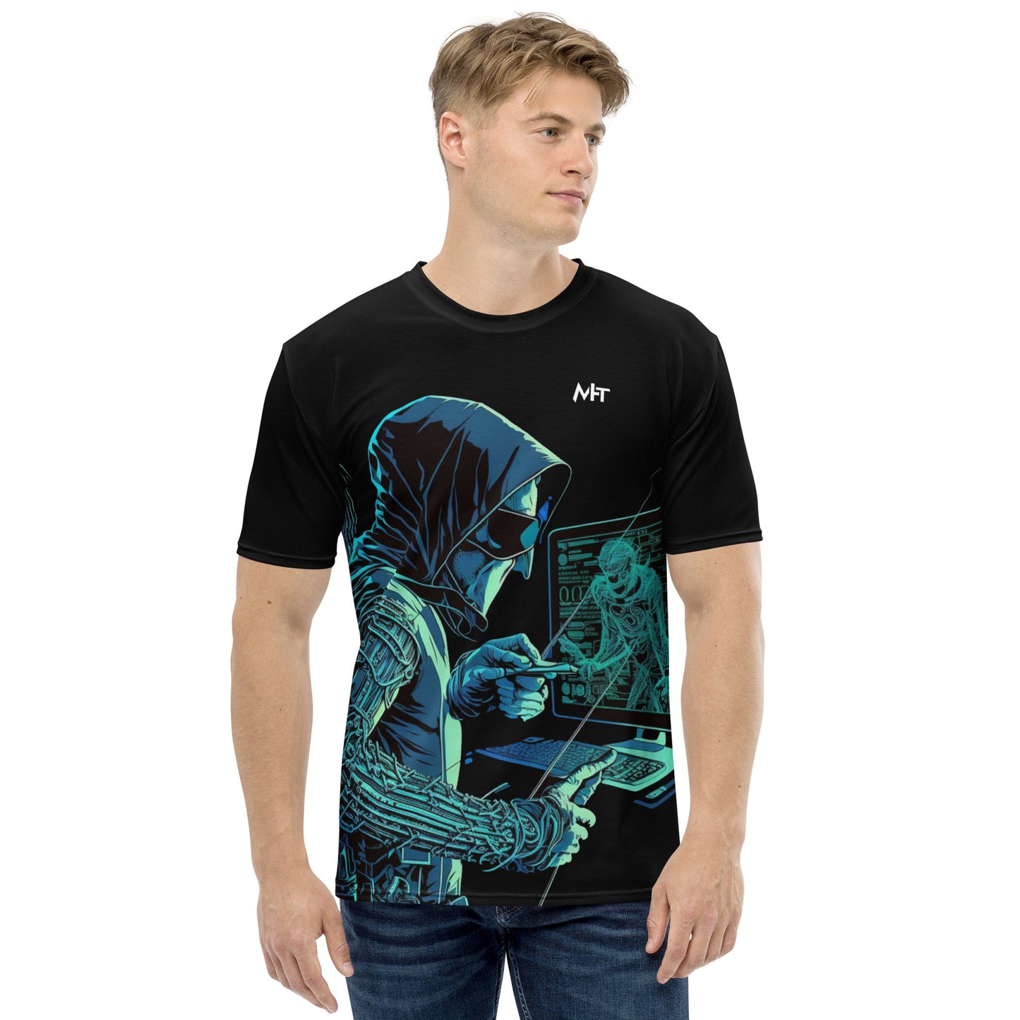 CyberWare Assassin - Men's t-shirt by DarkByteGear