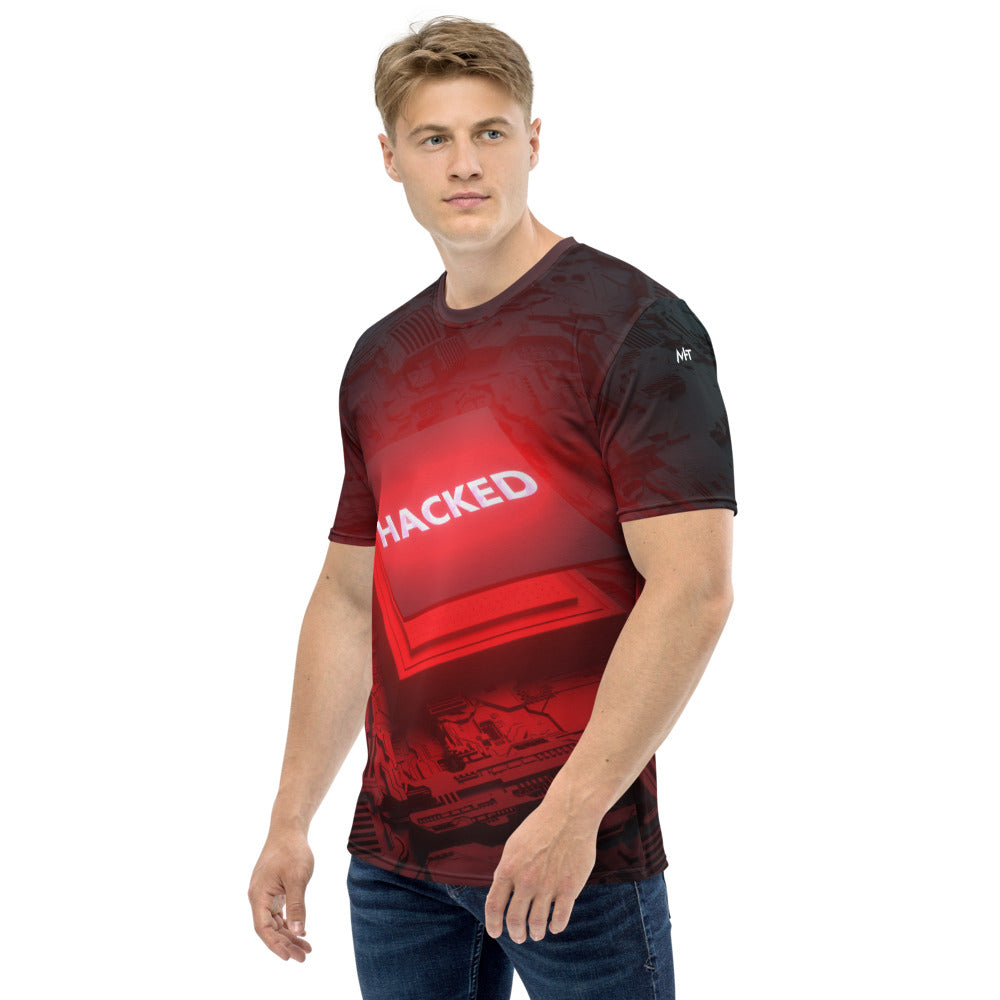 Hacked v2 - Men's T-shirt by DarkByteGear