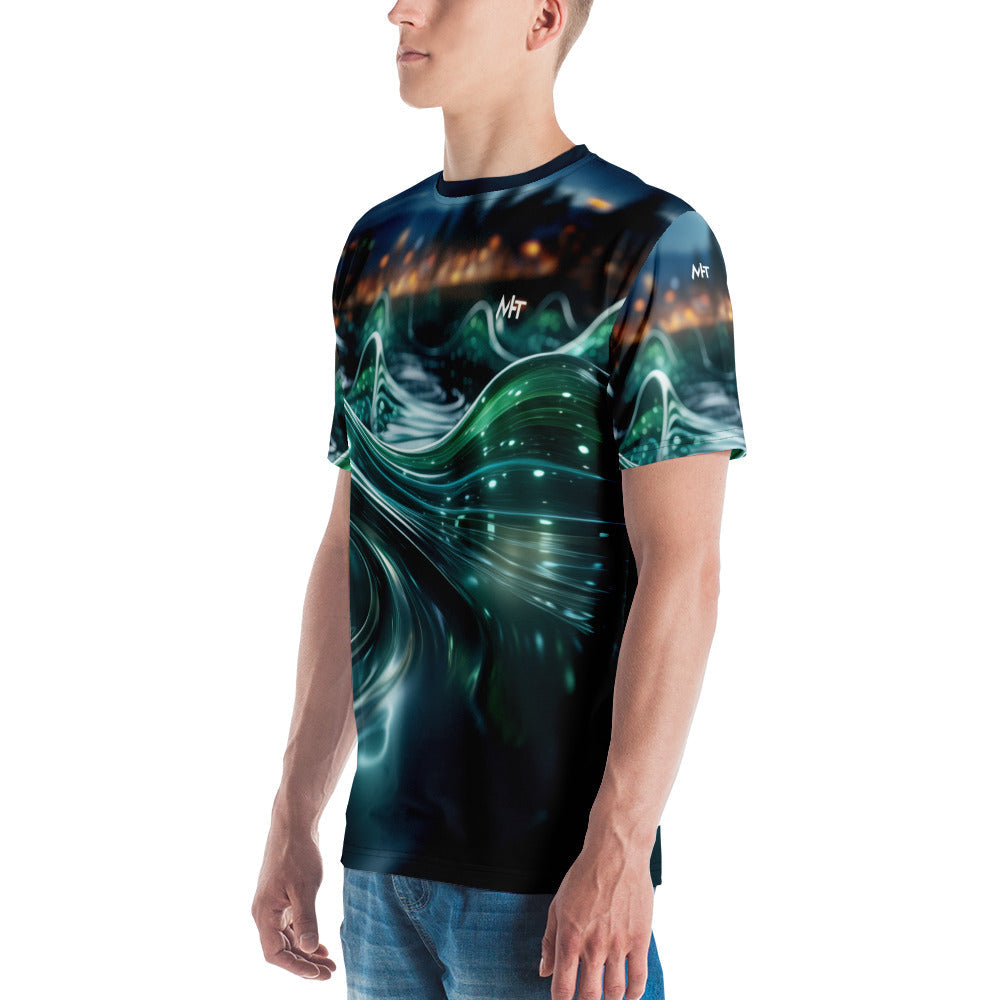 Neon AI V1 - Men's t-shirt by DarkByteGear
