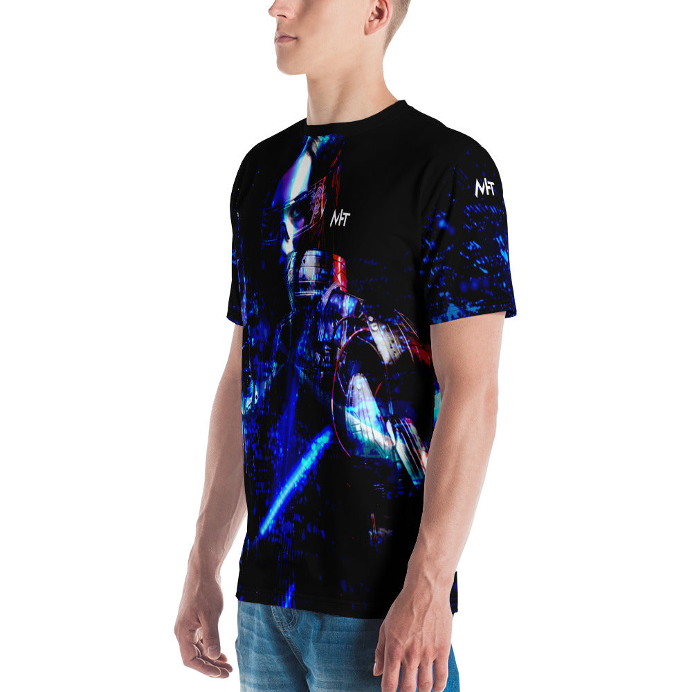 Cyberware Sentinel v1.0 - Men's t-shirt by DarkByteGear