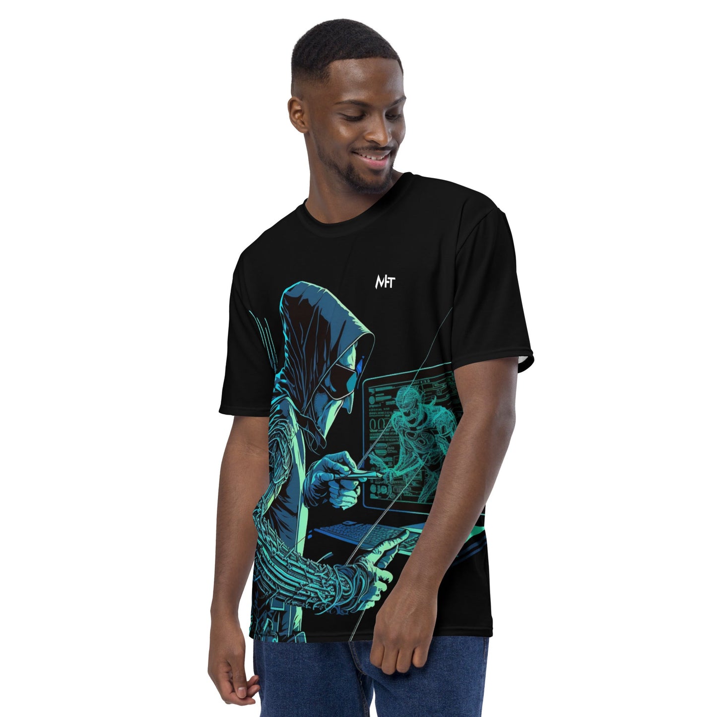 CyberWare Assassin - Men's t-shirt by DarkByteGear