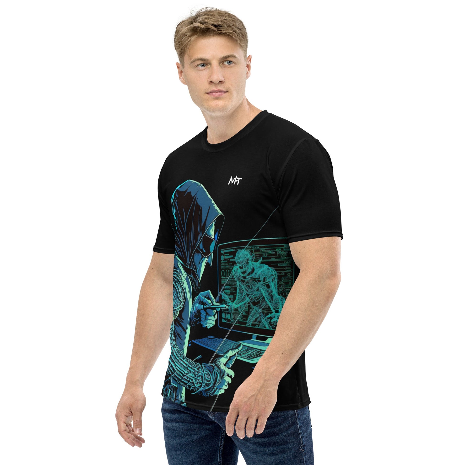 CyberWare Assassin - Men's t-shirt by DarkByteGear