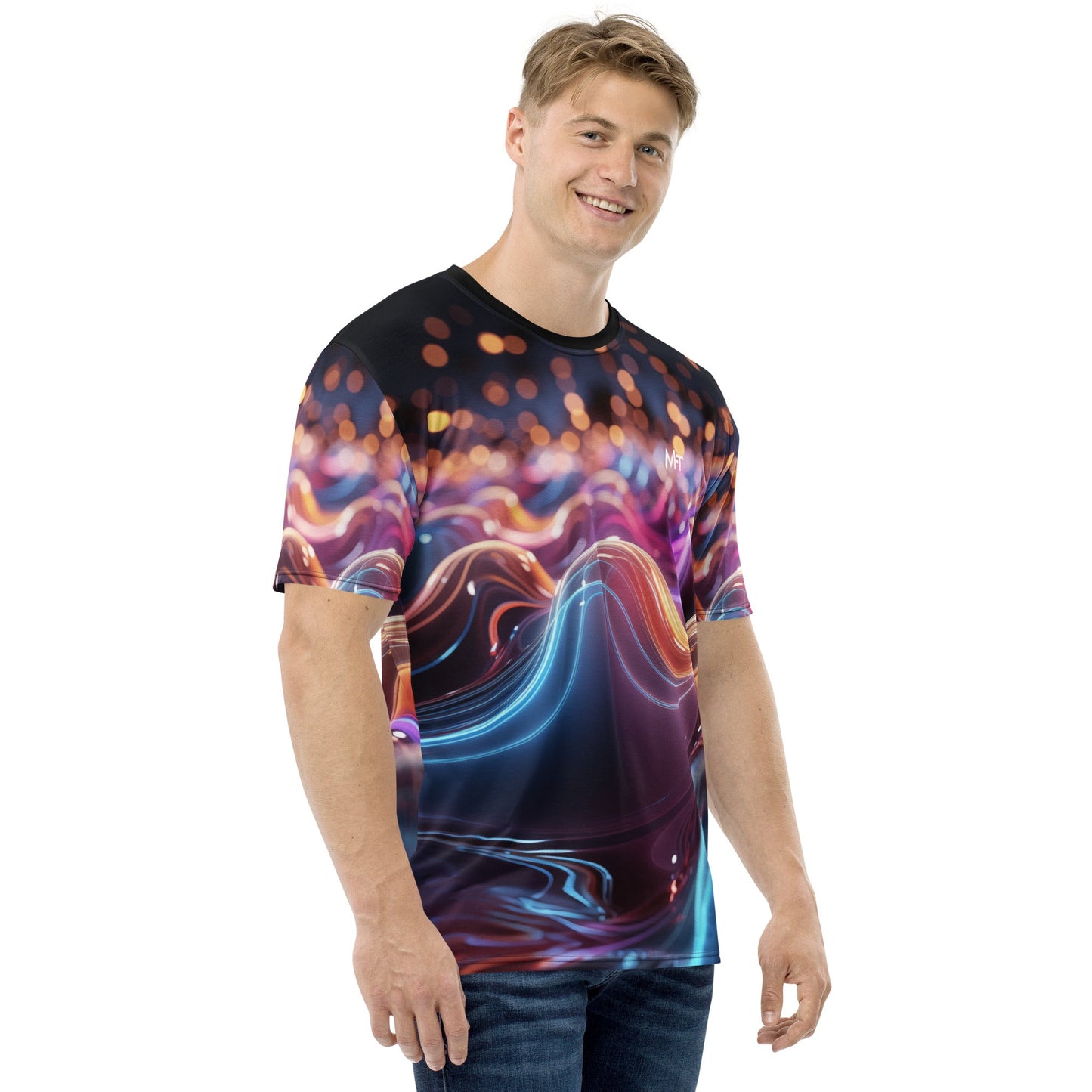 Neon AI - Men's t-shirt by DarkByteGear