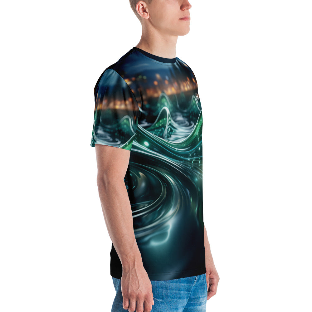 Neon AI V1 - Men's t-shirt by DarkByteGear