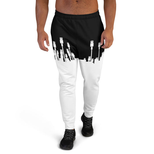 USB Ninja Cable Attack - Men's Joggers by DarkByteGear