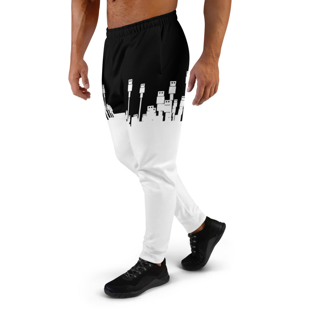 USB Ninja Cable Attack - Men's Joggers by DarkByteGear