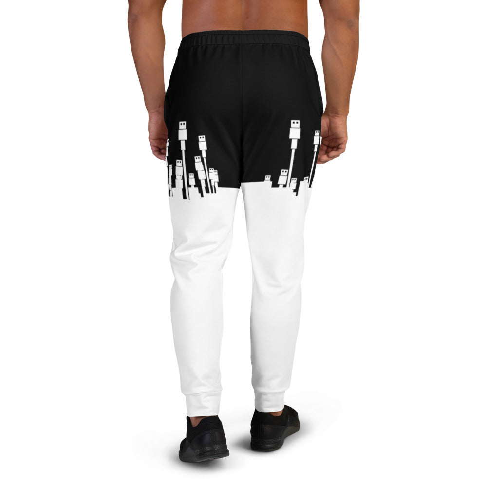USB Ninja Cable Attack - Men's Joggers by DarkByteGear