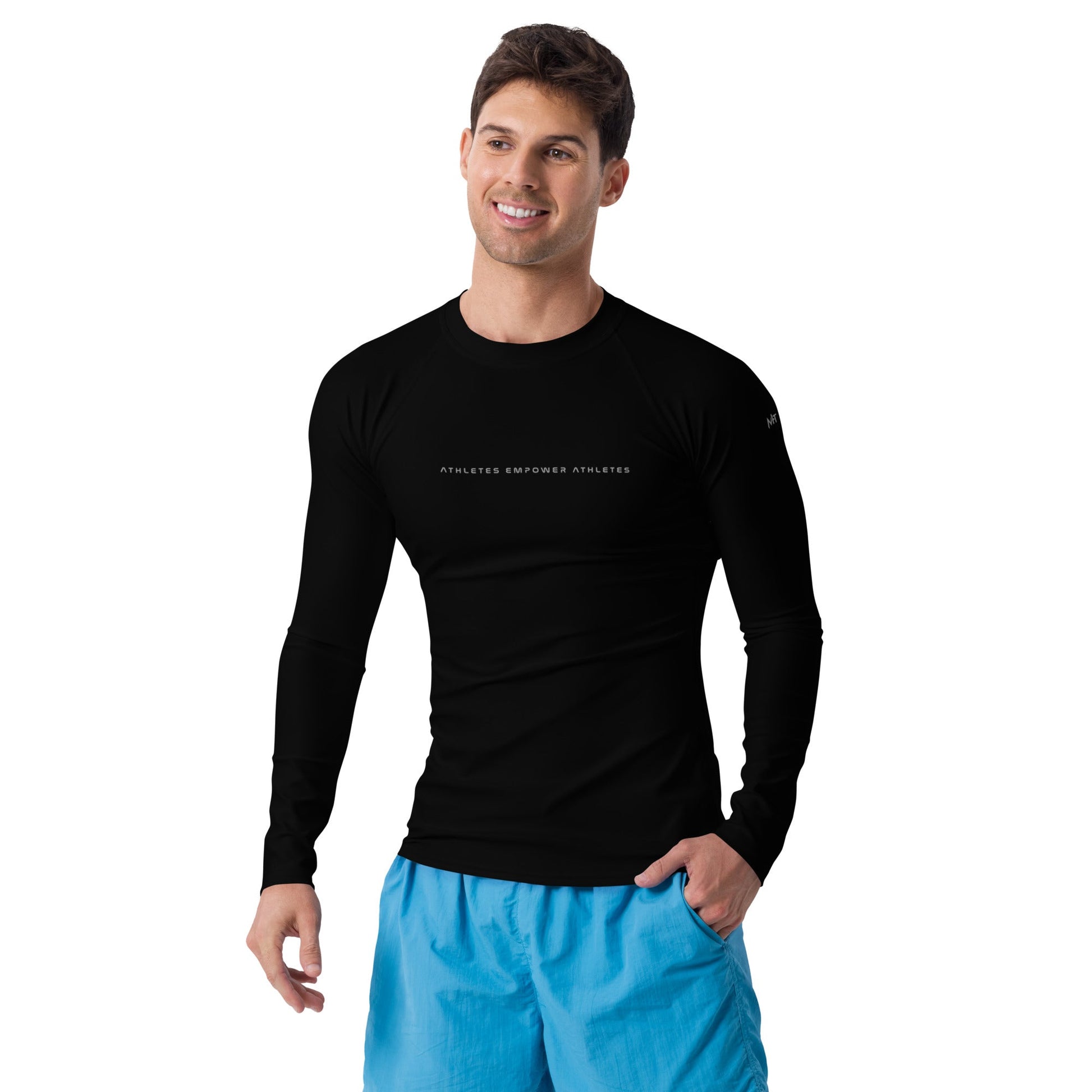 Athletes Empower Athletes - Men's Rash Guard by DarkByteGear