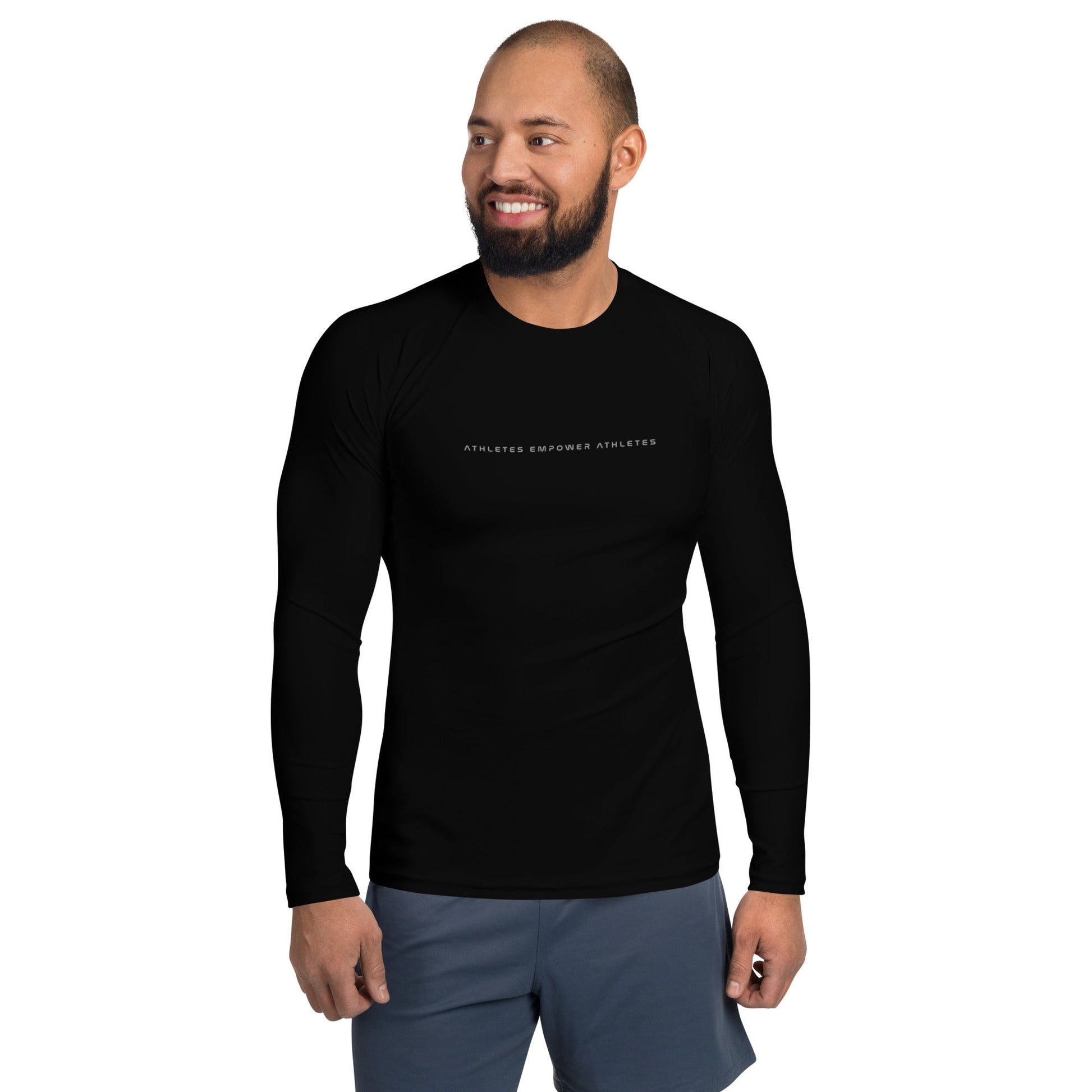 Athletes Empower Athletes - Men's Rash Guard by DarkByteGear