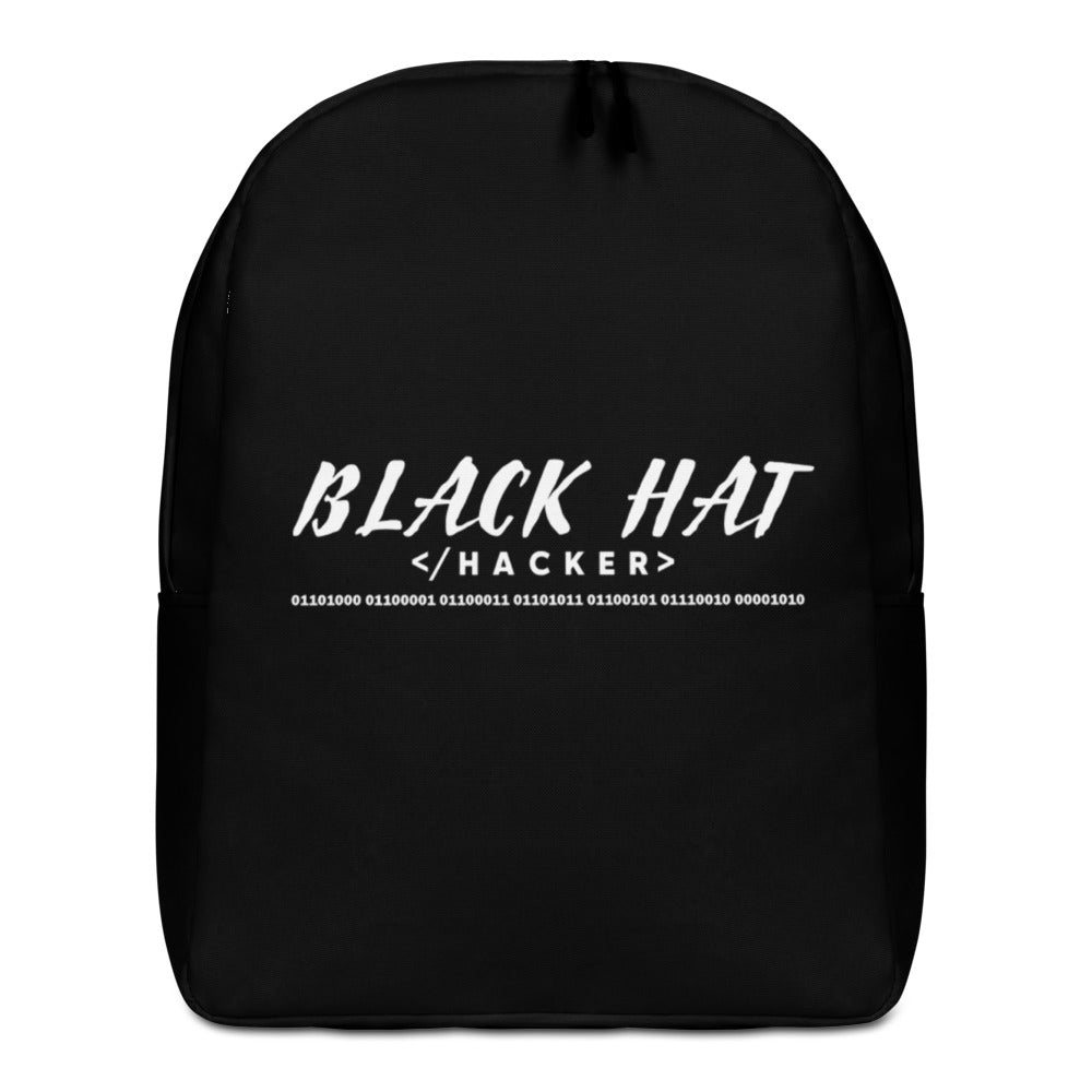 Black Hat Hacker V2 - Minimalist Backpack by DarkByteGear