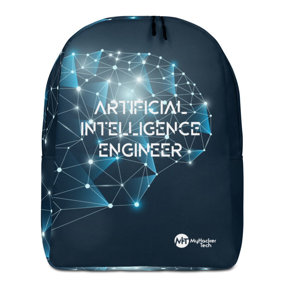 Artificial intelligence engineer - Minimalist Backpack by DarkByteGear