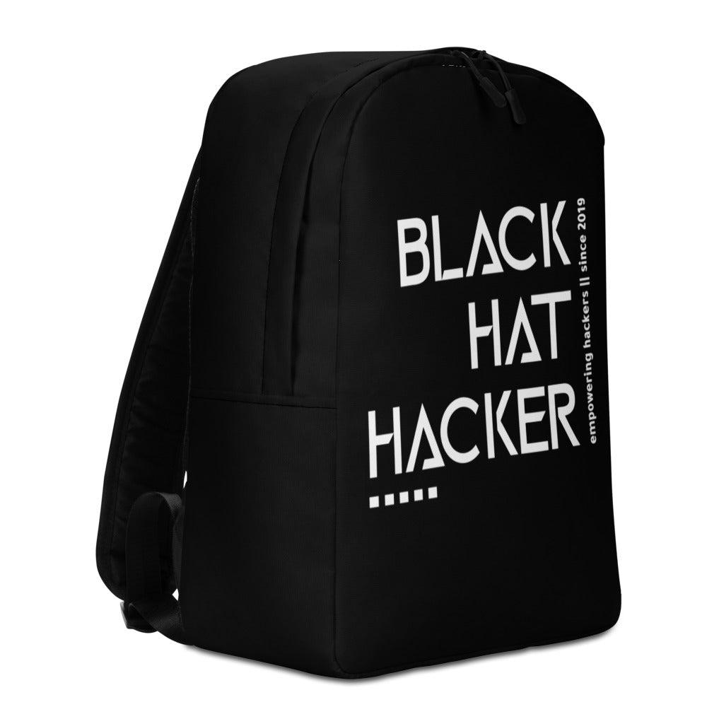 Black Hat Hacker - Minimalist Backpack by DarkByteGear