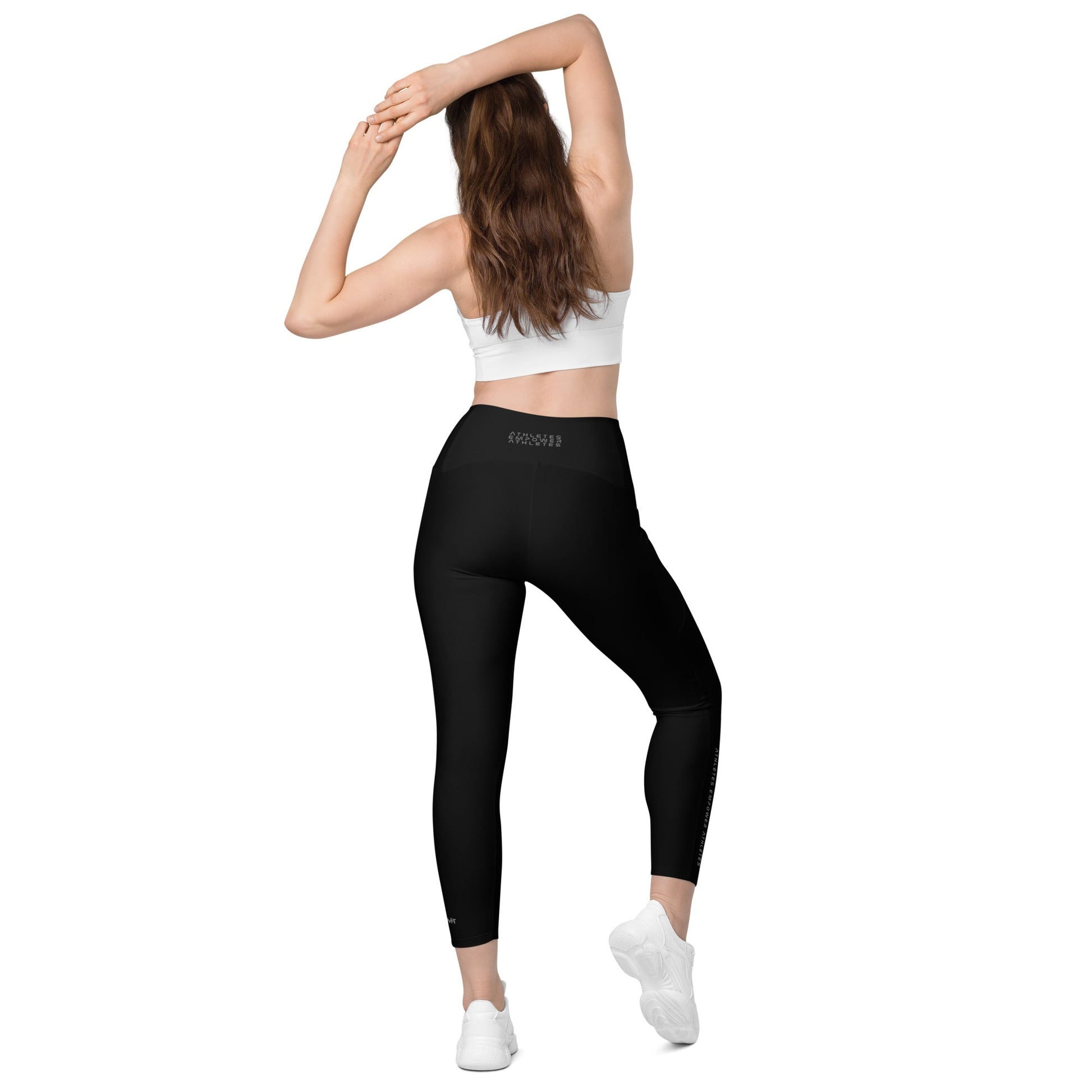 Athletes Empower Athletes - Leggings with pockets by DarkByteGear