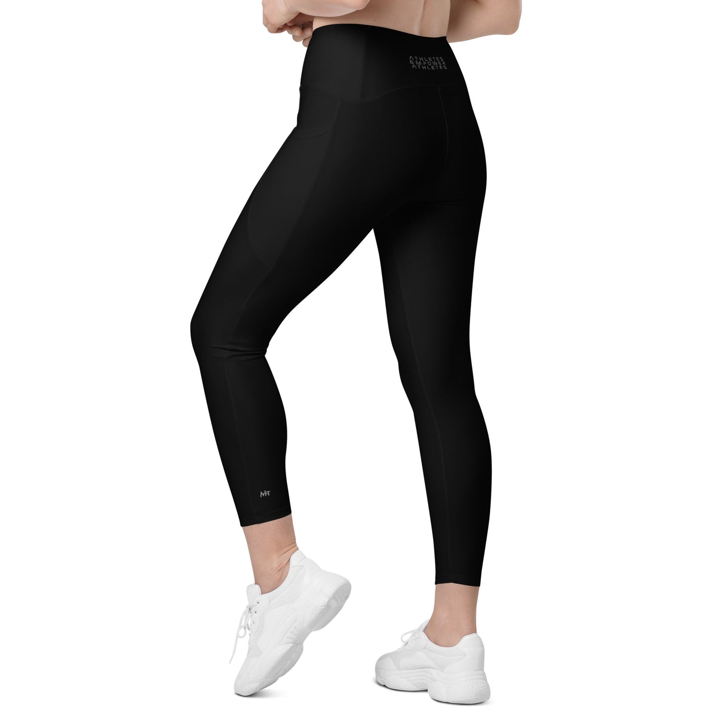 Athletes Empower Athletes - Leggings with pockets by DarkByteGear