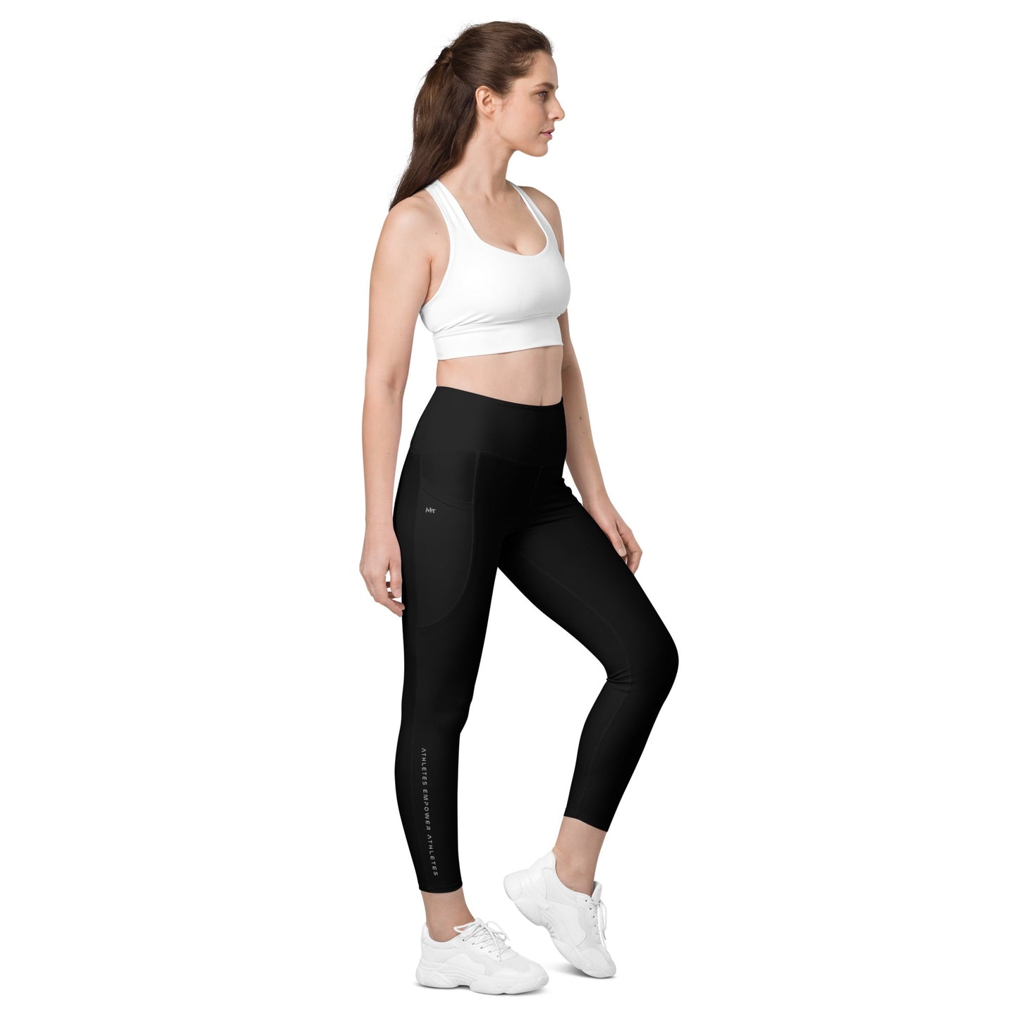 Athletes Empower Athletes - Leggings with pockets by DarkByteGear