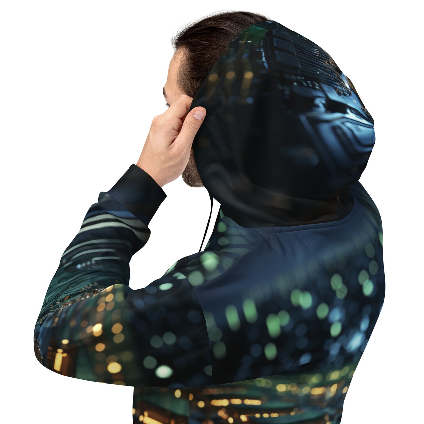 CyberTech Quantum GPU v2 - Unisex Hoodie by DarkByteGear