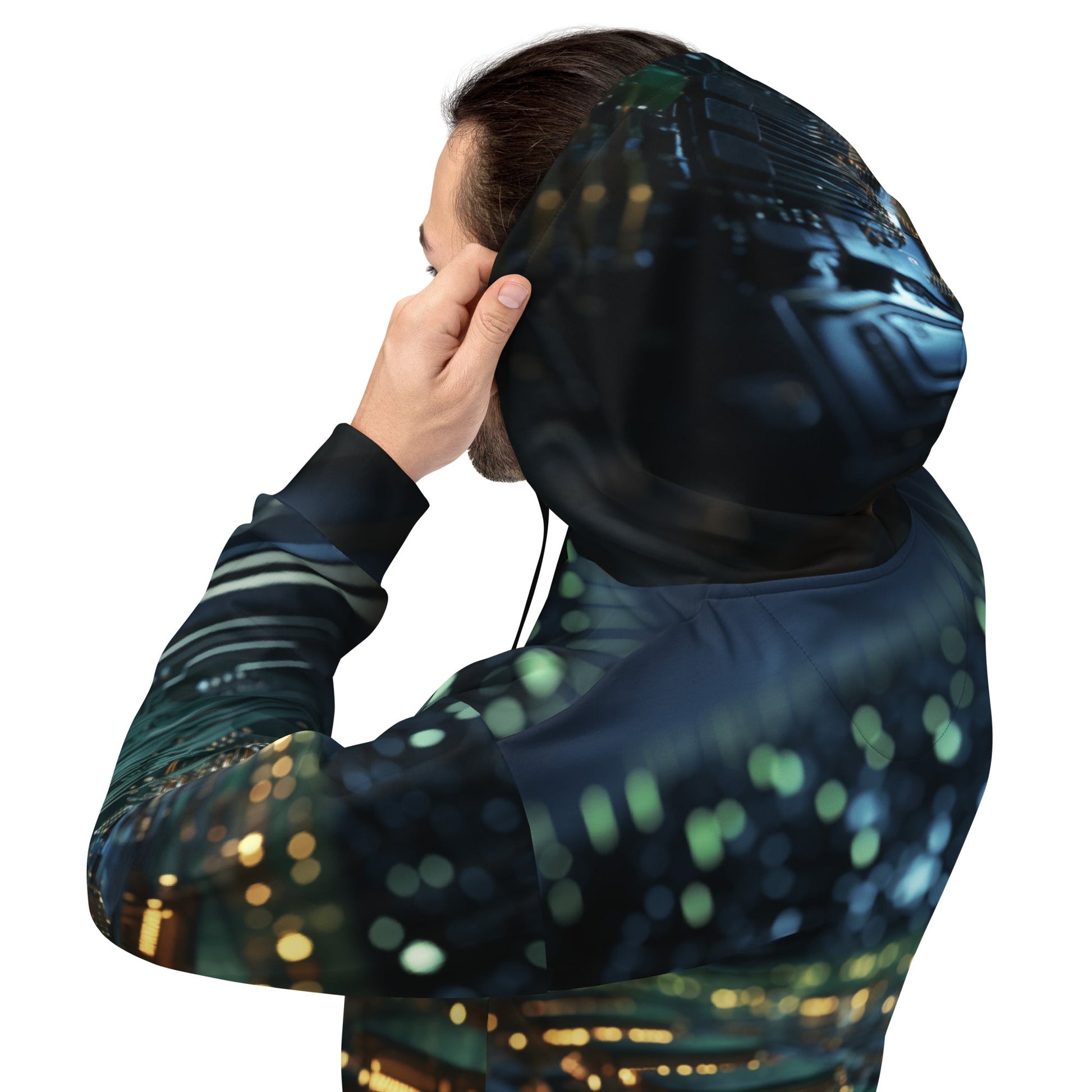 CyberTech Quantum GPU v2 - Unisex Hoodie by DarkByteGear