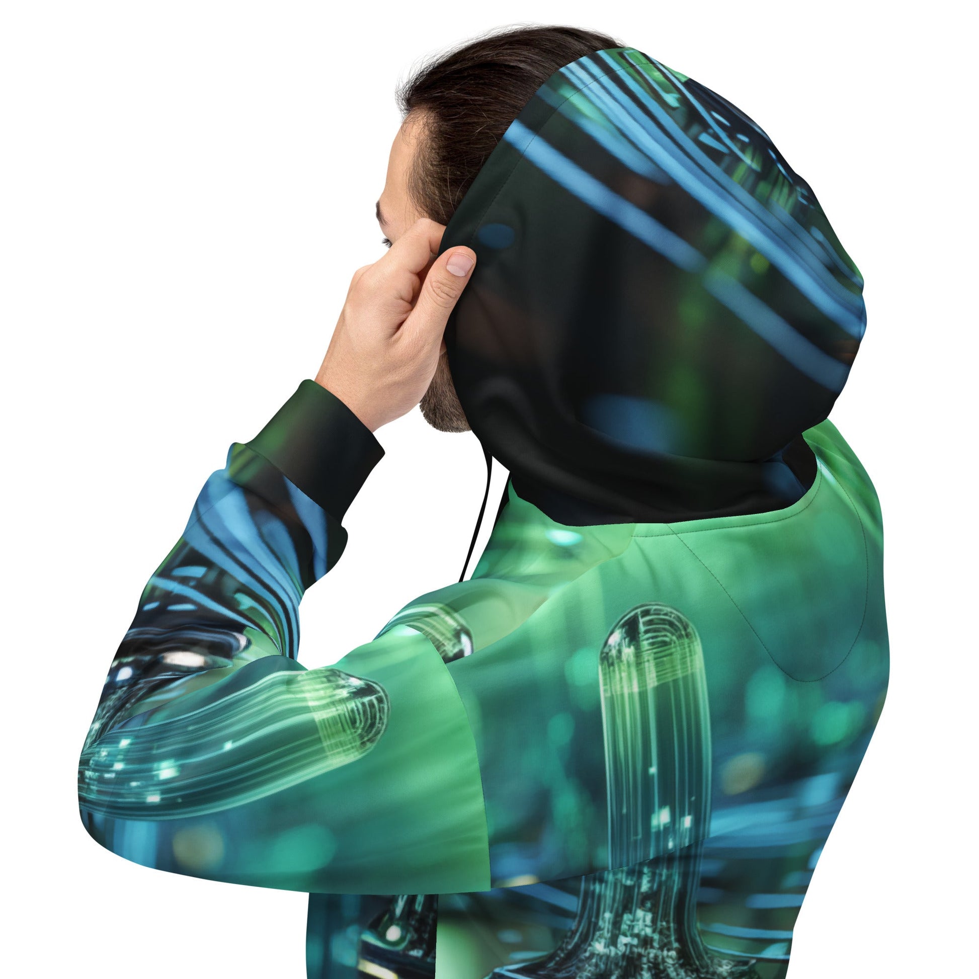 CyberTech Quantum GPU v3 - Unisex Hoodie by DarkByteGear