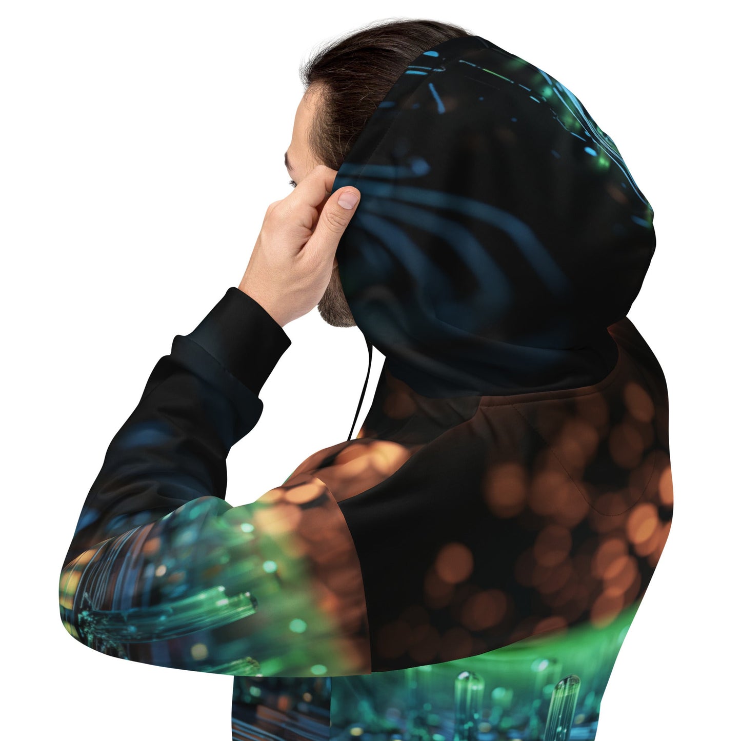 CyberTech Quantum GPU v4 - Unisex Hoodie by DarkByteGear