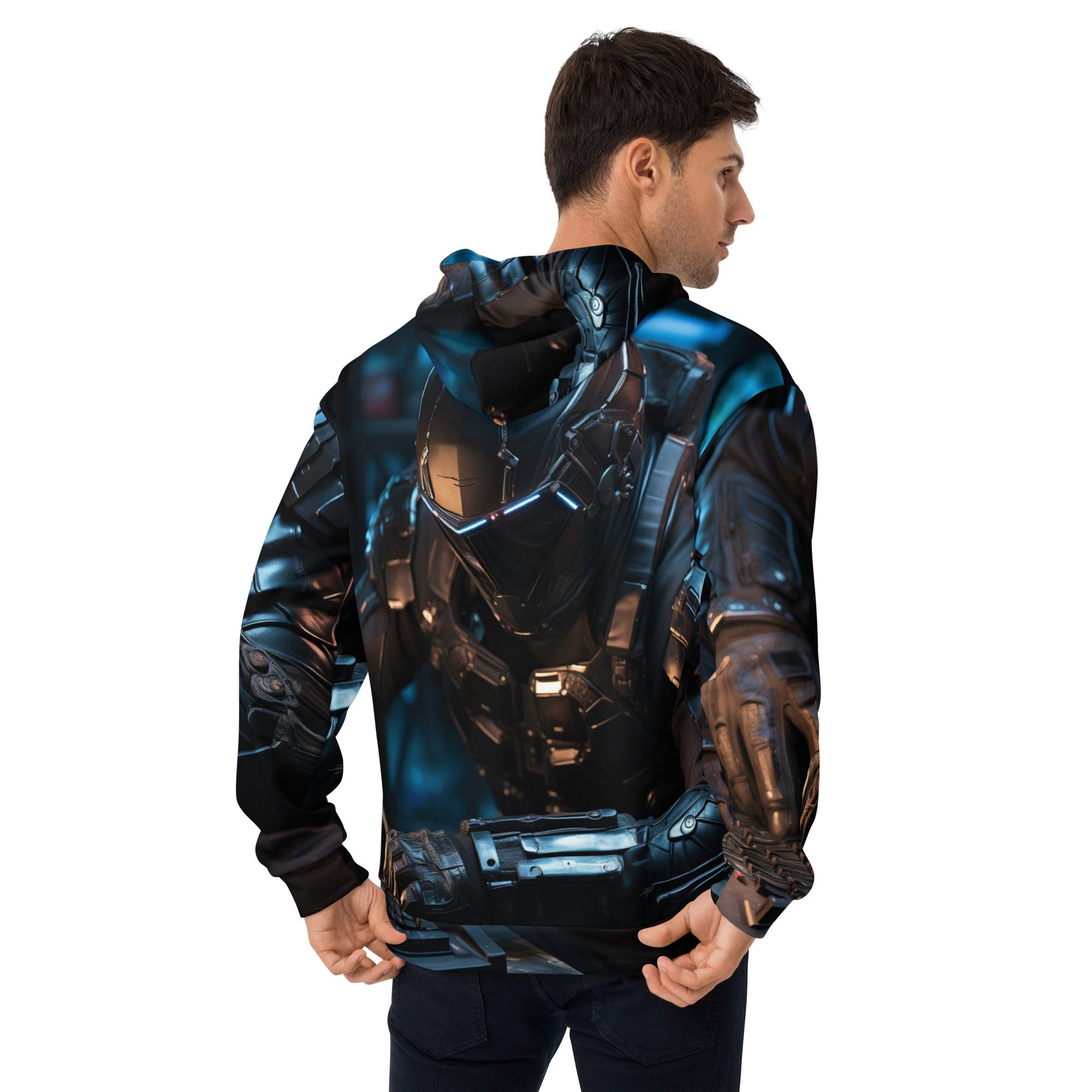 CyberWares Warrior V19 - Unisex Hoodie by DarkByteGear