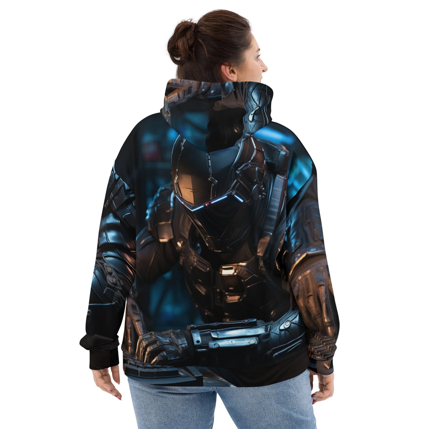 CyberWares Warrior V19 - Unisex Hoodie by DarkByteGear