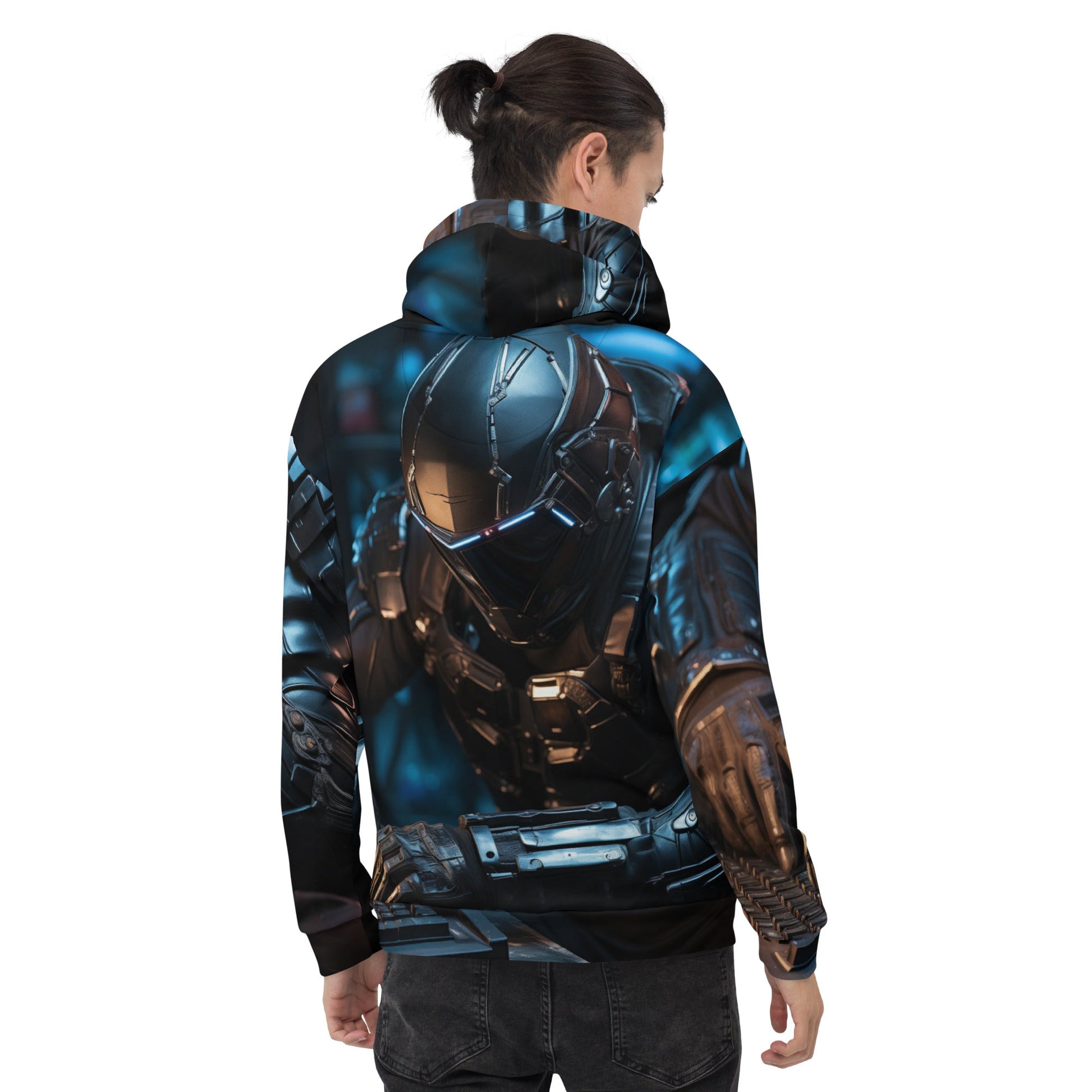 CyberWares Warrior V19 - Unisex Hoodie by DarkByteGear