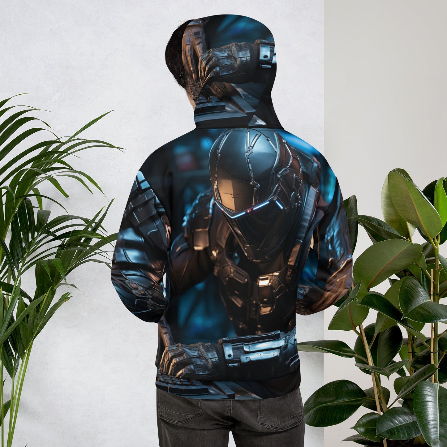 CyberWares Warrior V19 - Unisex Hoodie by DarkByteGear