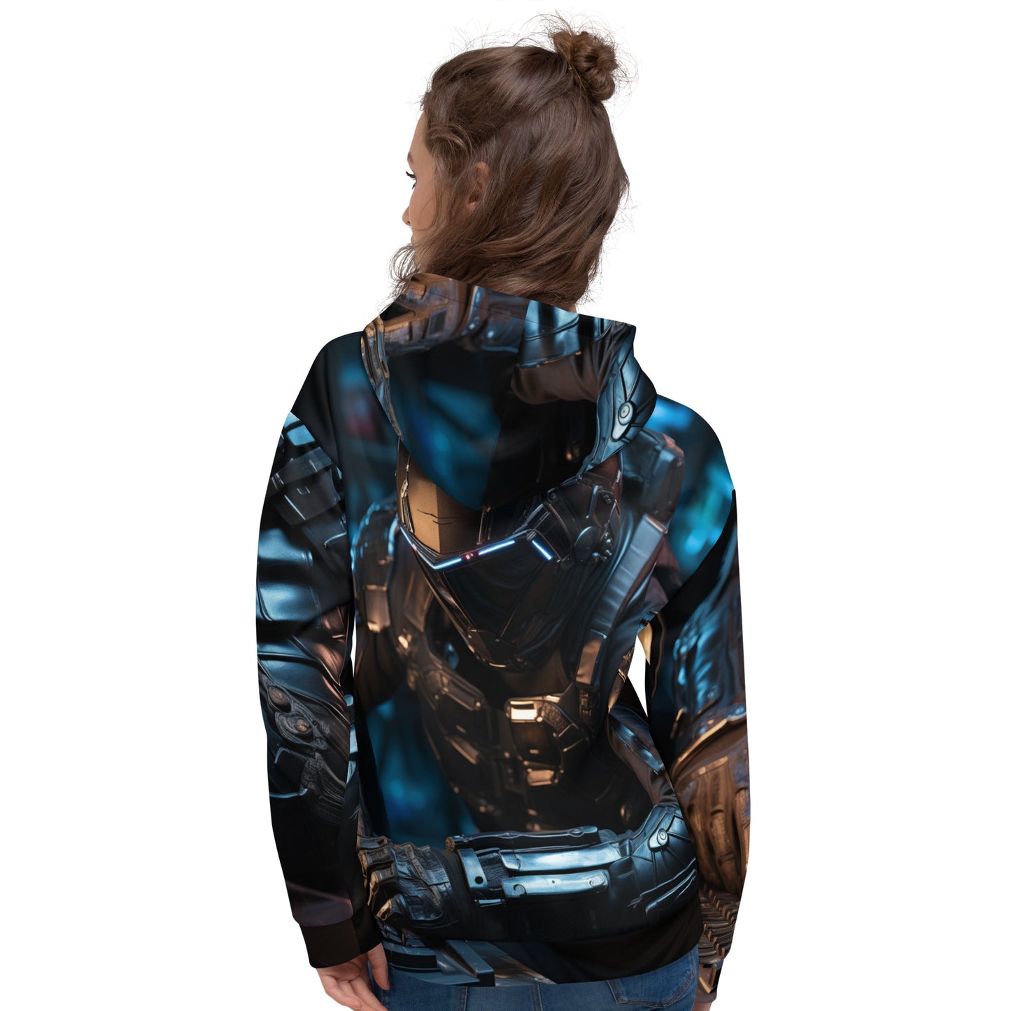 CyberWares Warrior V19 - Unisex Hoodie by DarkByteGear