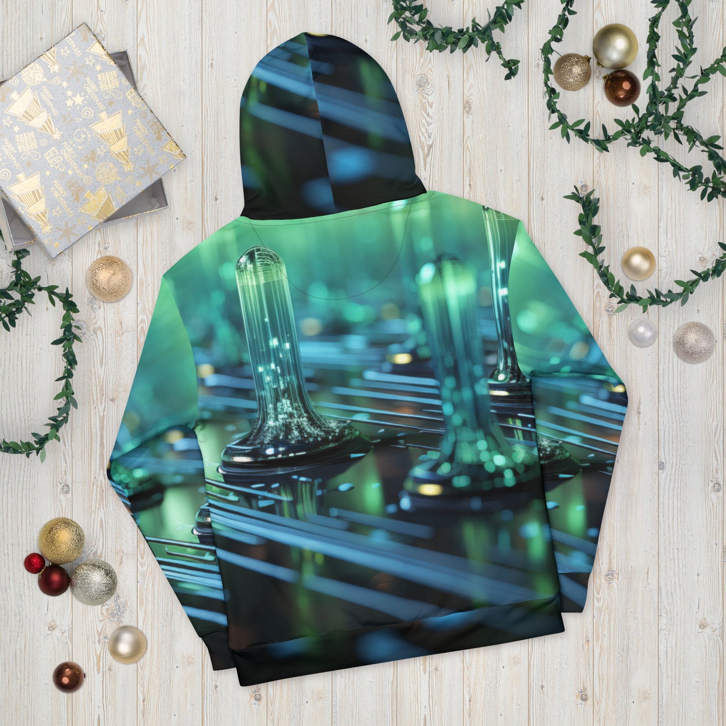 CyberTech Quantum GPU v3 - Unisex Hoodie by DarkByteGear