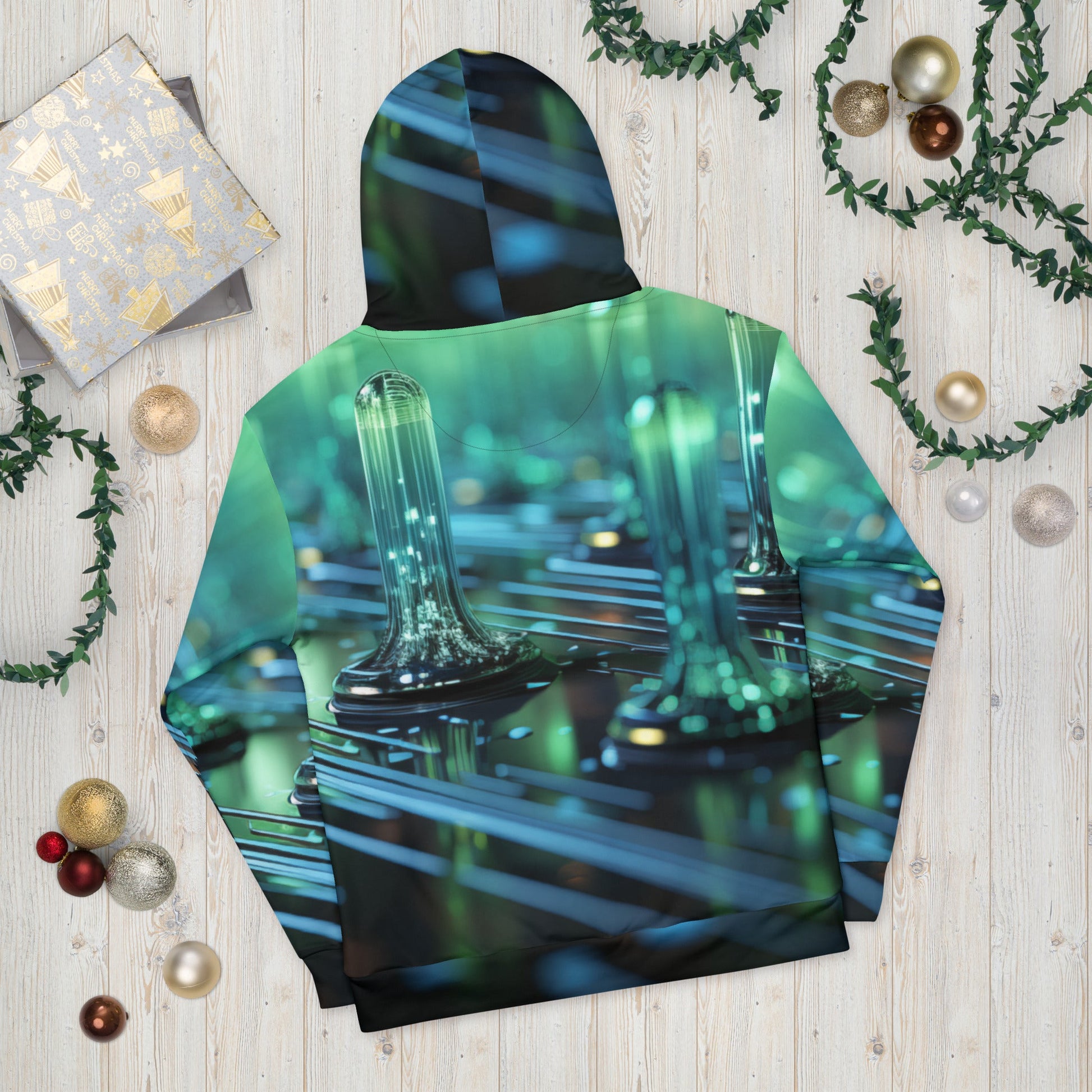 CyberTech Quantum GPU v3 - Unisex Hoodie by DarkByteGear