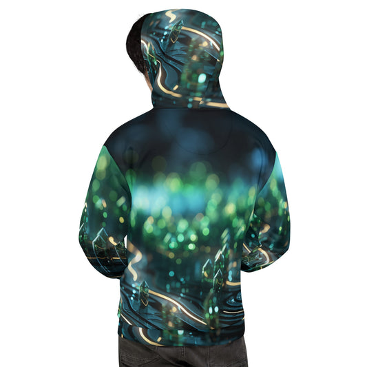 CyberTech Quantum GPU v6 - Unisex Hoodie by DarkByteGear