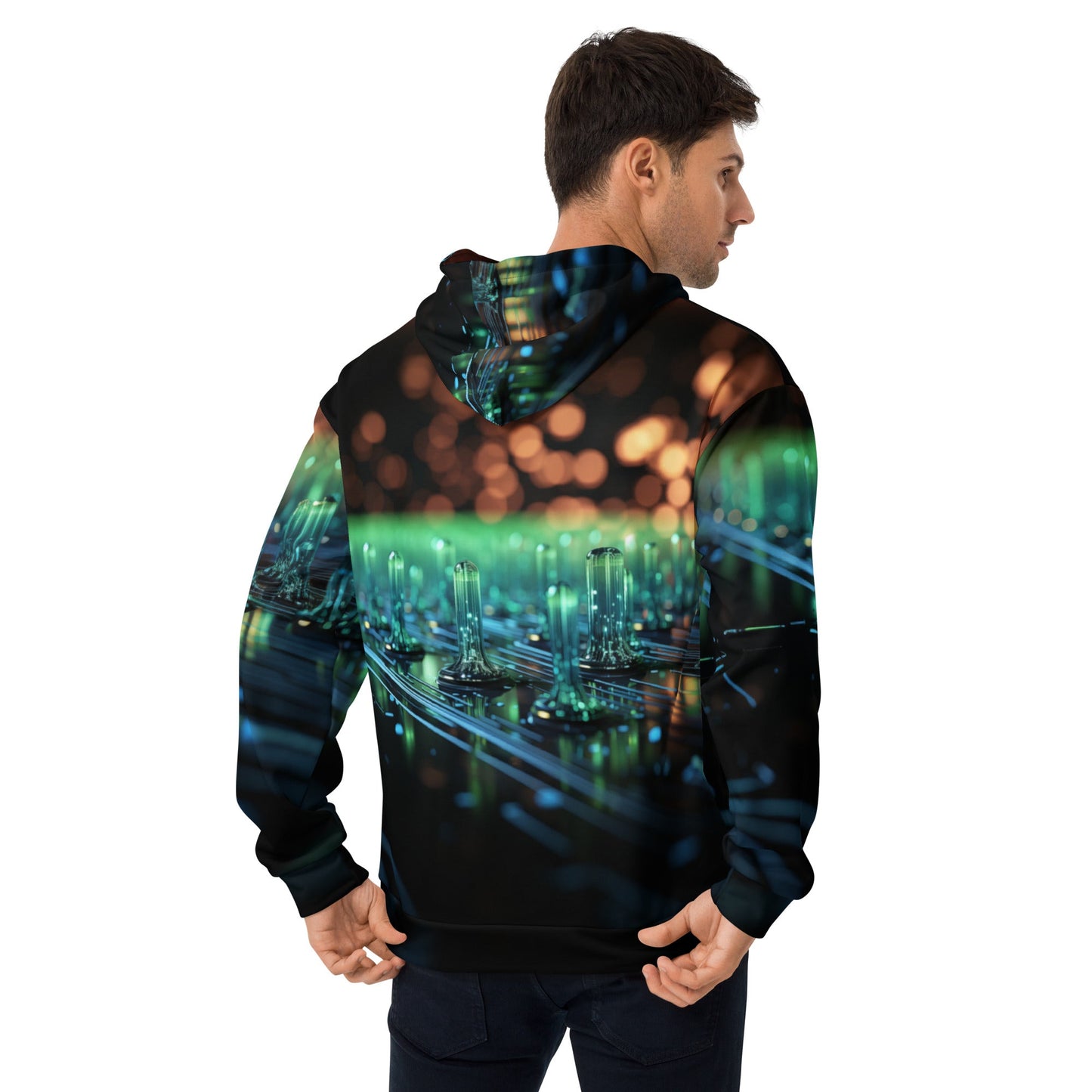 CyberTech Quantum GPU v4 - Unisex Hoodie by DarkByteGear