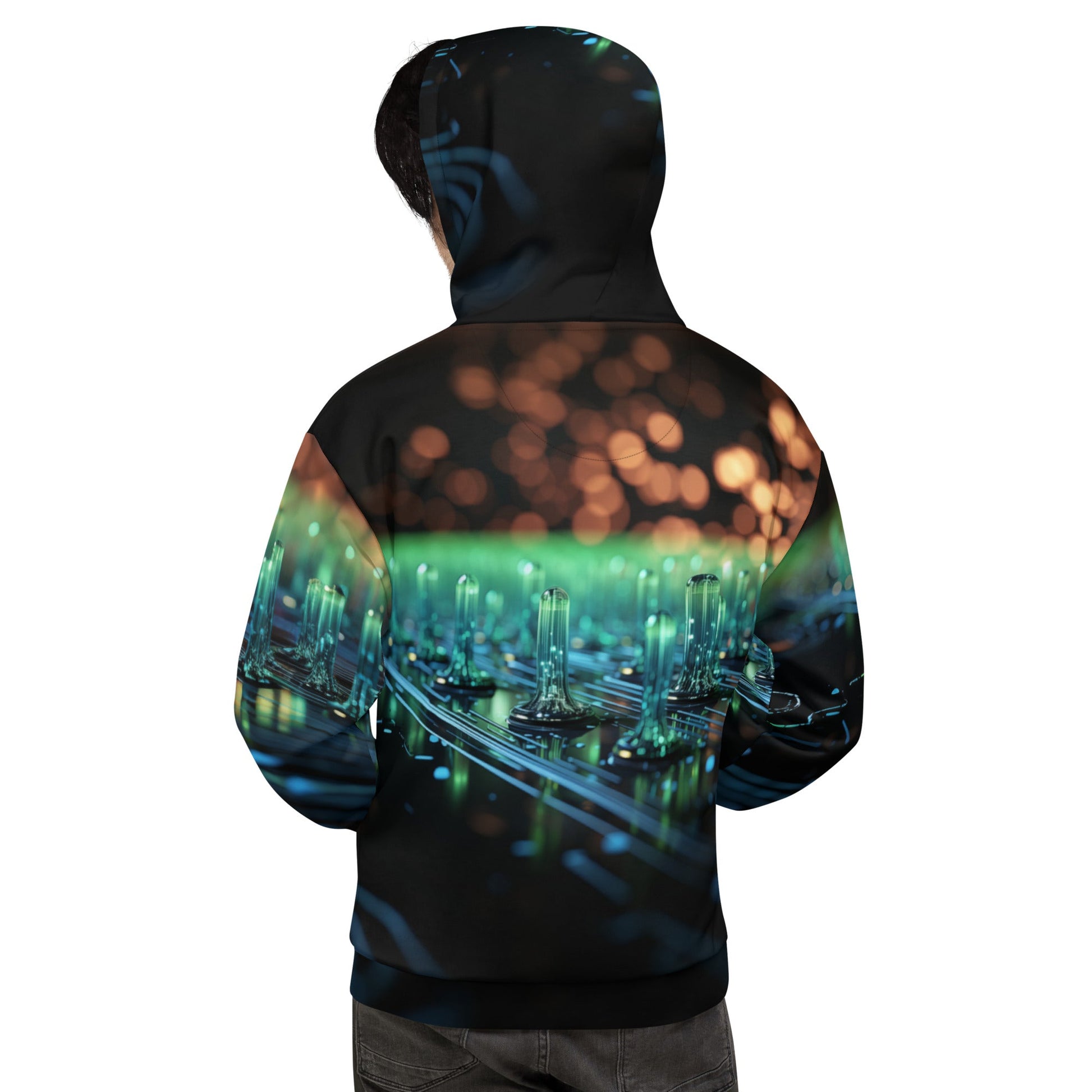 CyberTech Quantum GPU v4 - Unisex Hoodie by DarkByteGear