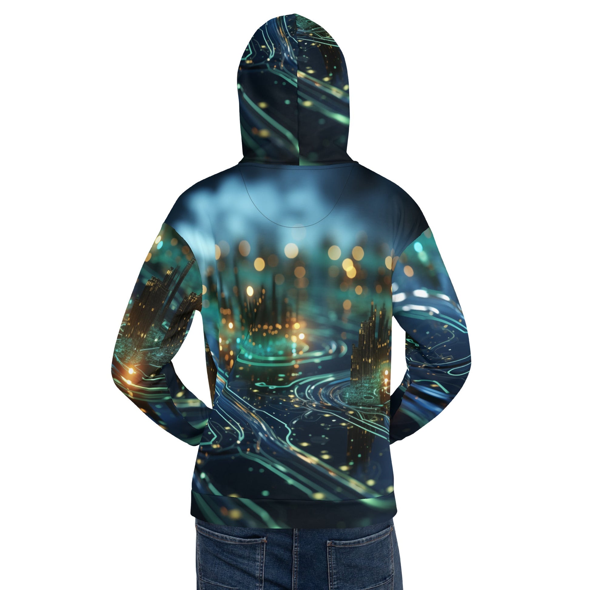 CyberTech Quantum GPU v5 - Unisex Hoodie by DarkByteGear