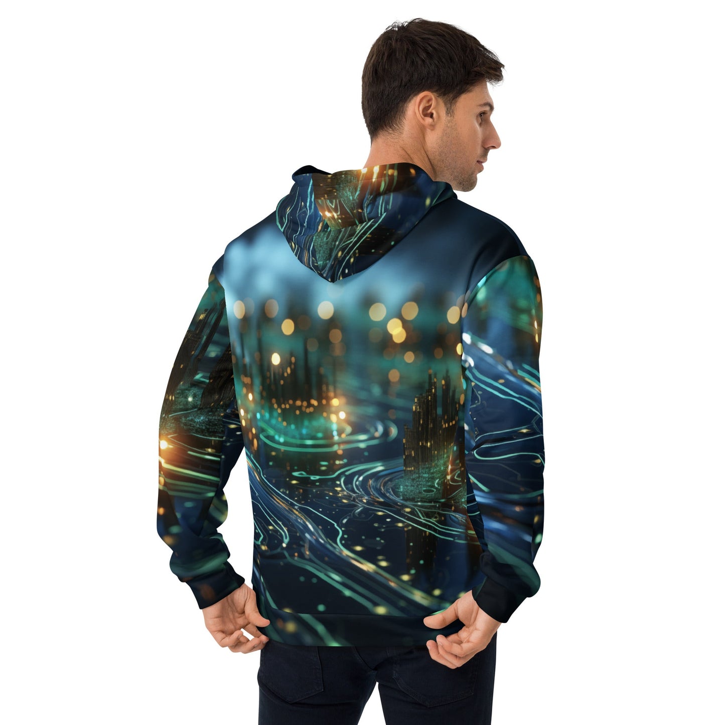 CyberTech Quantum GPU v5 - Unisex Hoodie by DarkByteGear