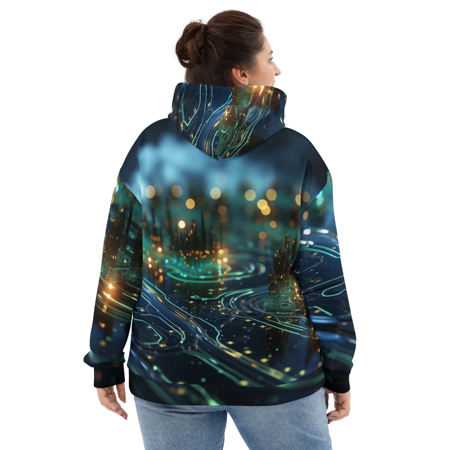 CyberTech Quantum GPU v5 - Unisex Hoodie by DarkByteGear