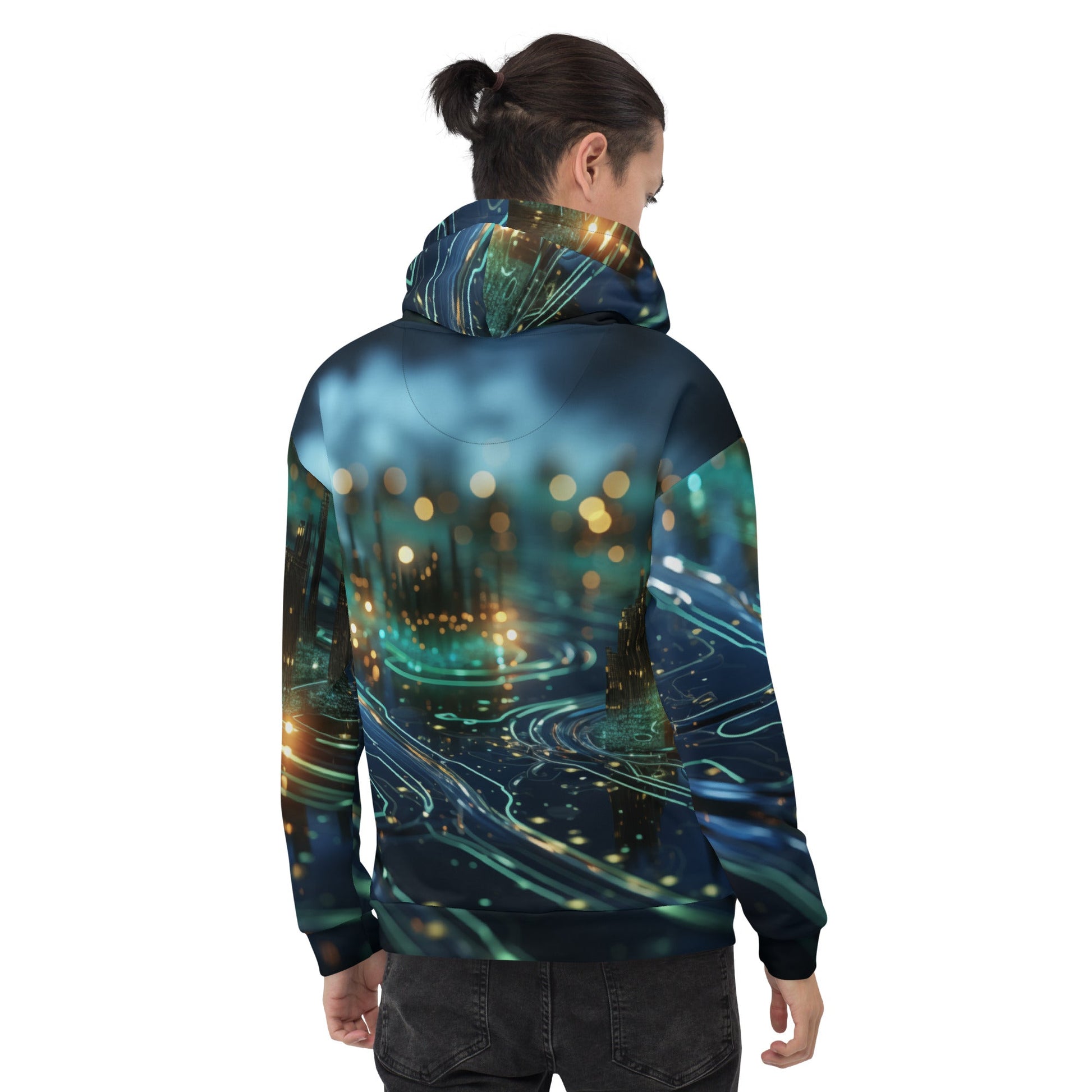 CyberTech Quantum GPU v5 - Unisex Hoodie by DarkByteGear