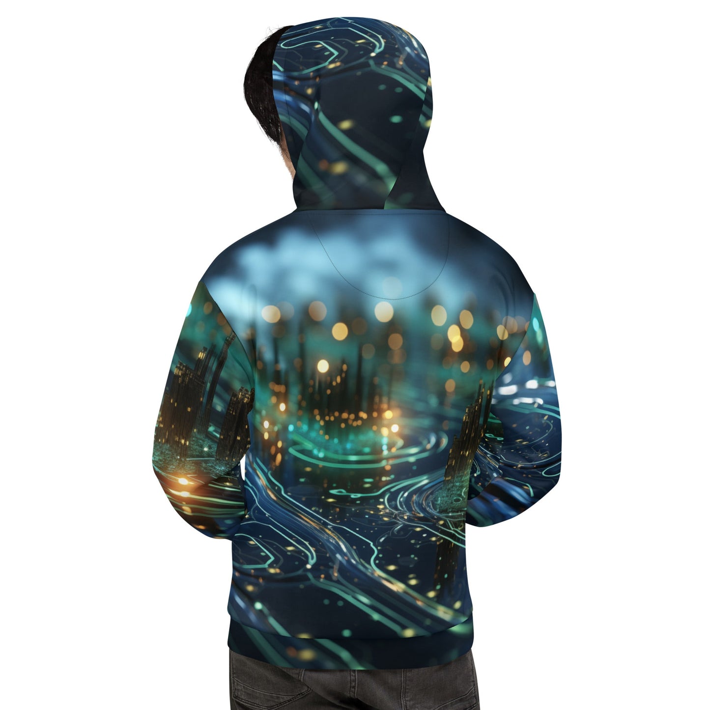 CyberTech Quantum GPU v5 - Unisex Hoodie by DarkByteGear