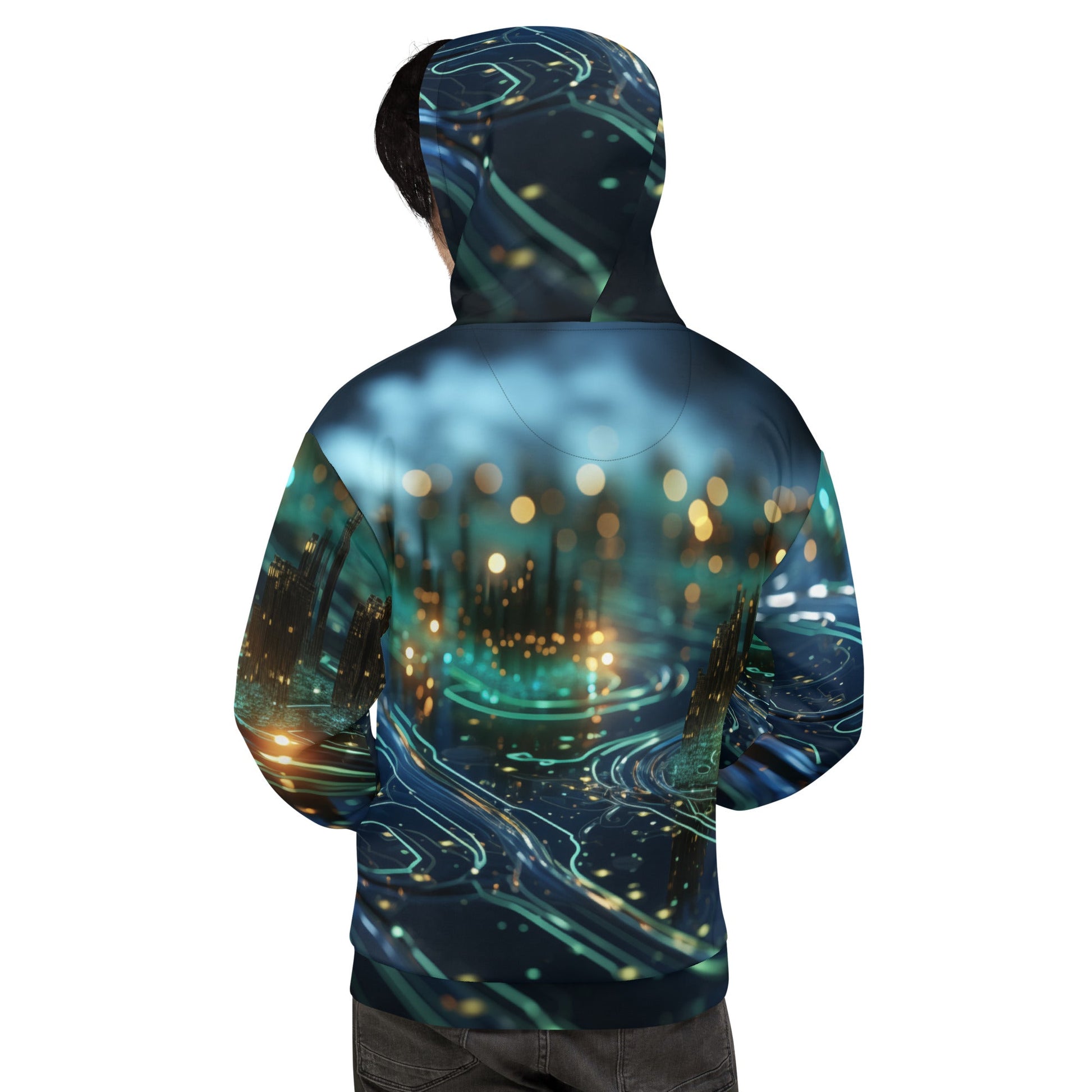 CyberTech Quantum GPU v5 - Unisex Hoodie by DarkByteGear