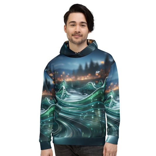 Neon AI V1 - Unisex Hoodie by DarkByteGear