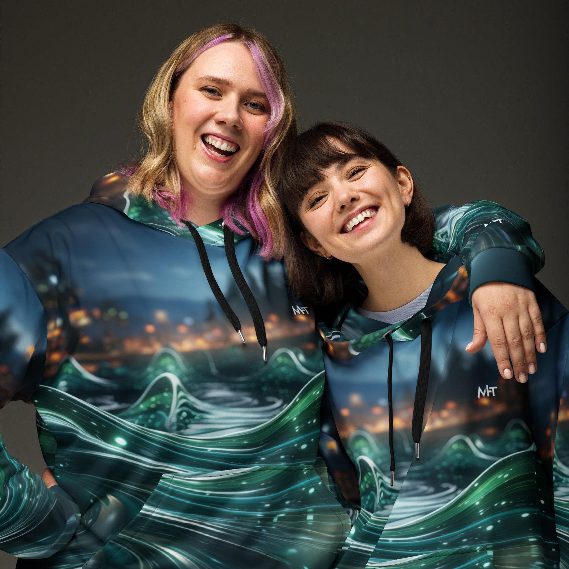 Neon AI V1 - Unisex Hoodie by DarkByteGear