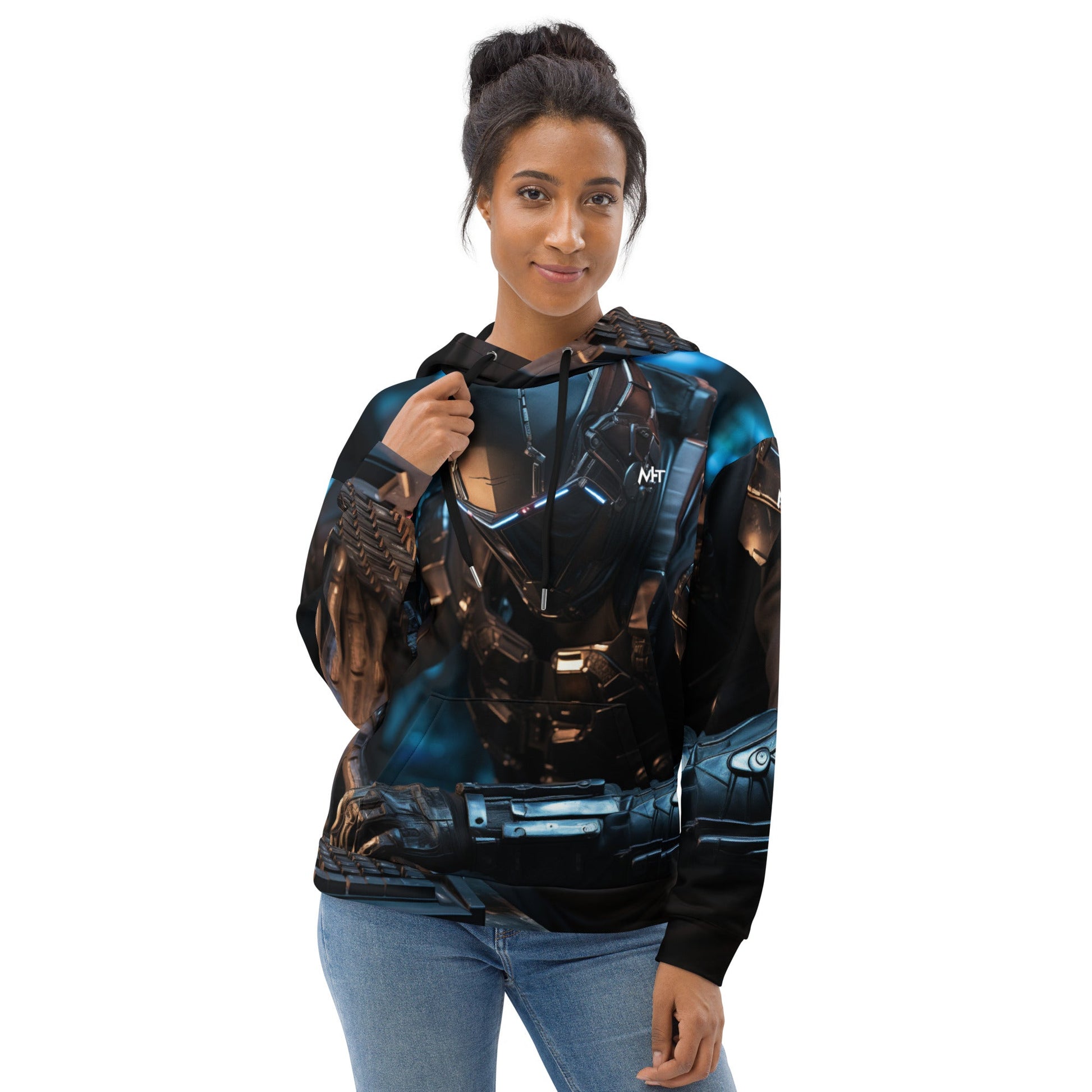 CyberWares Warrior V19 - Unisex Hoodie by DarkByteGear