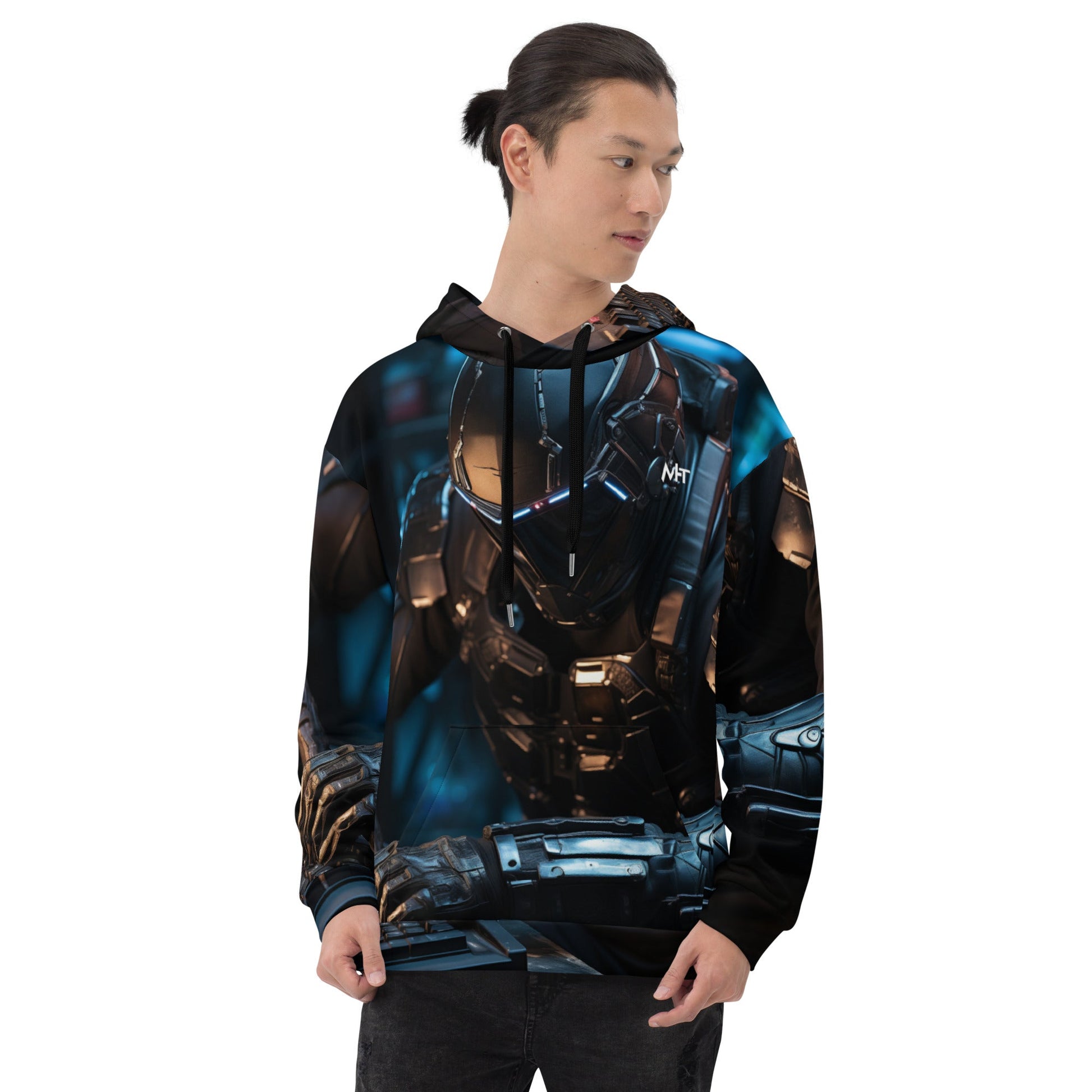 CyberWares Warrior V19 - Unisex Hoodie by DarkByteGear