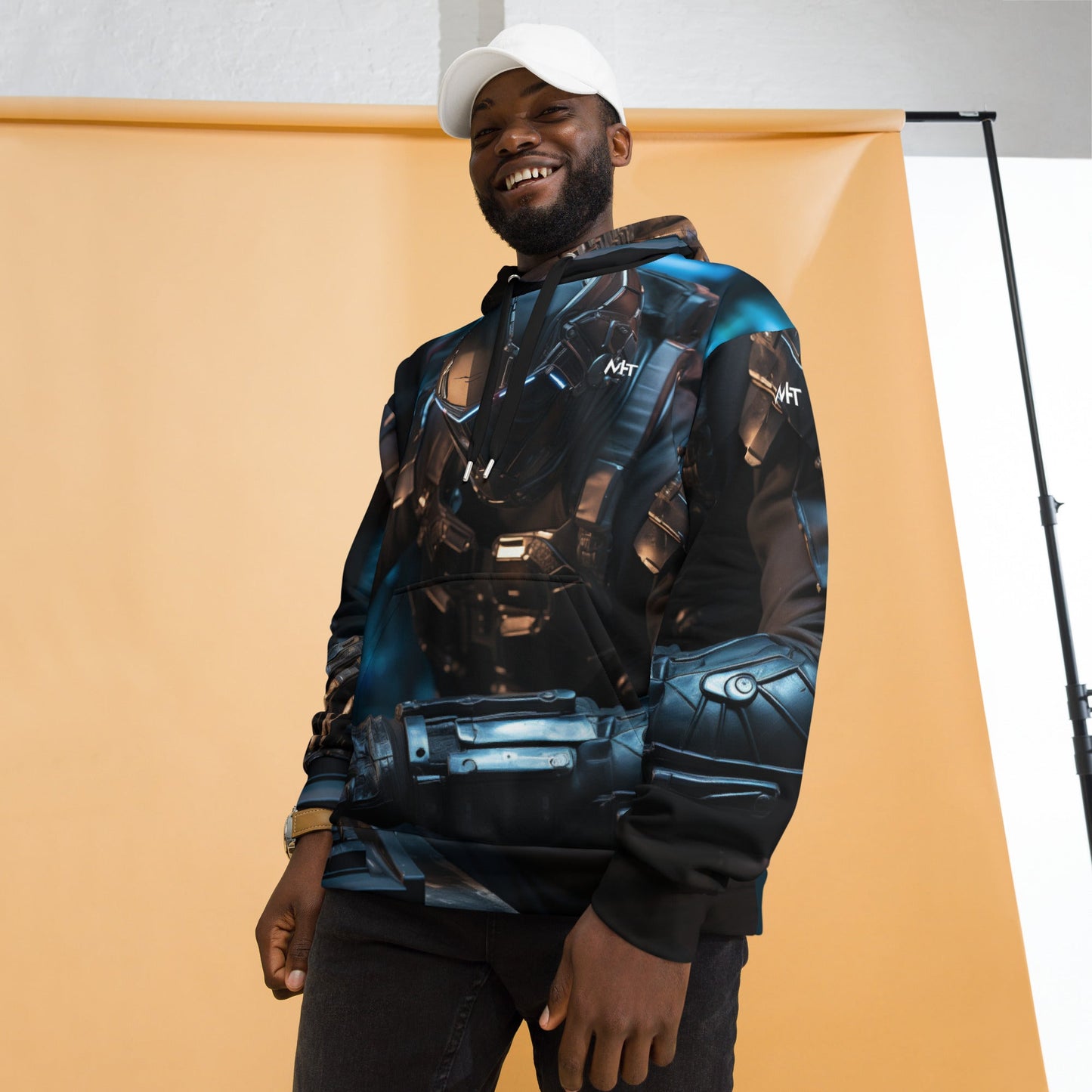 CyberWares Warrior V19 - Unisex Hoodie by DarkByteGear