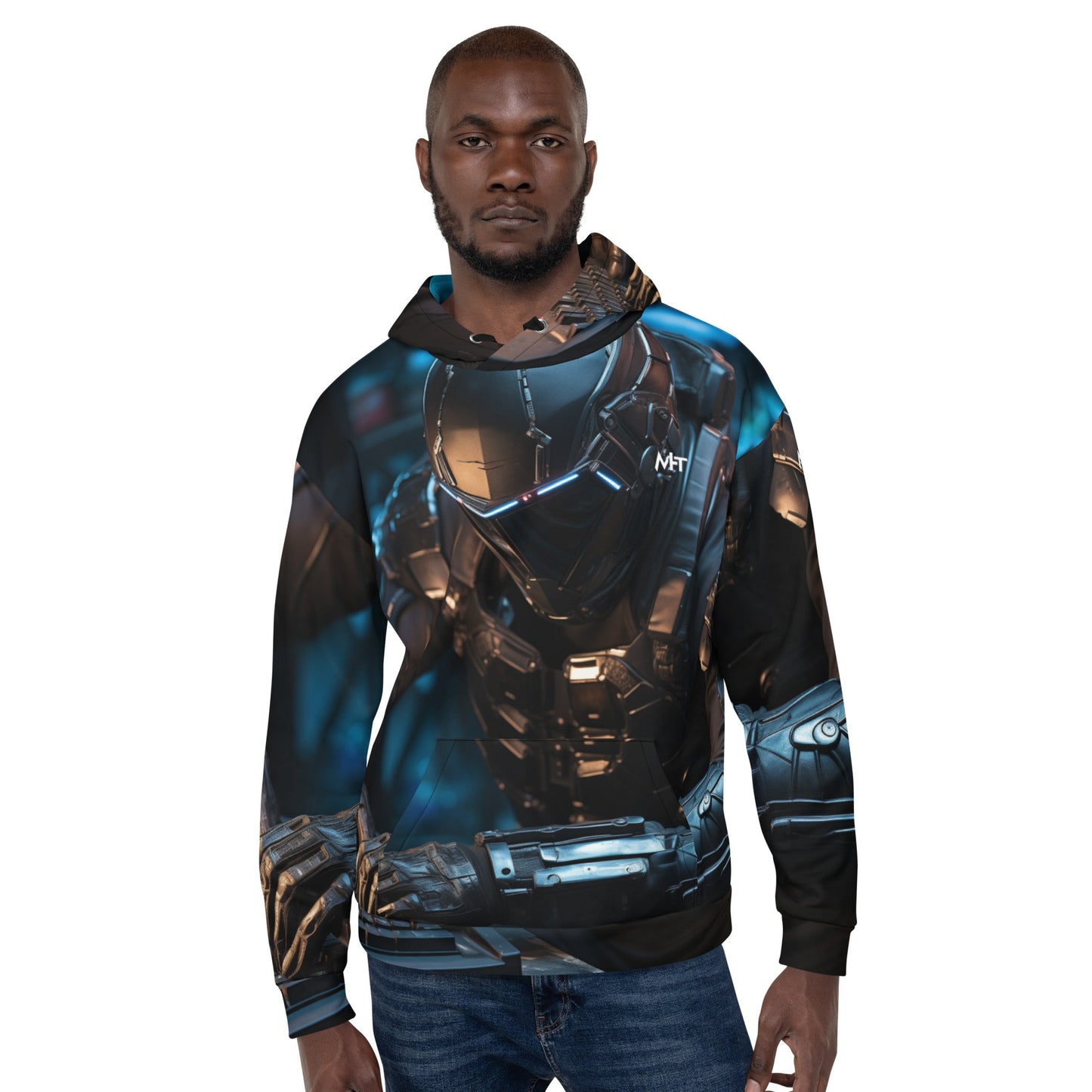 CyberWares Warrior V19 - Unisex Hoodie by DarkByteGear