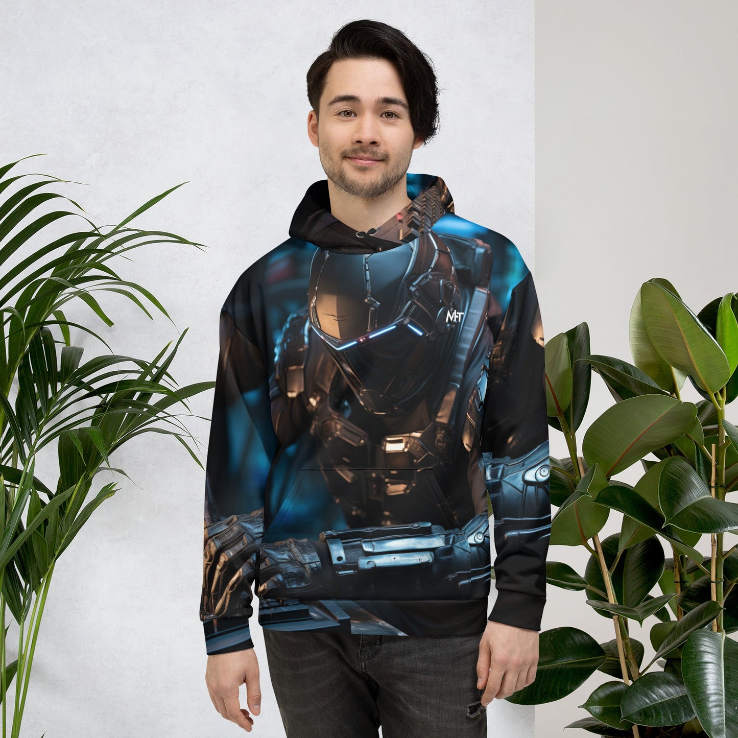 CyberWares Warrior V19 - Unisex Hoodie by DarkByteGear