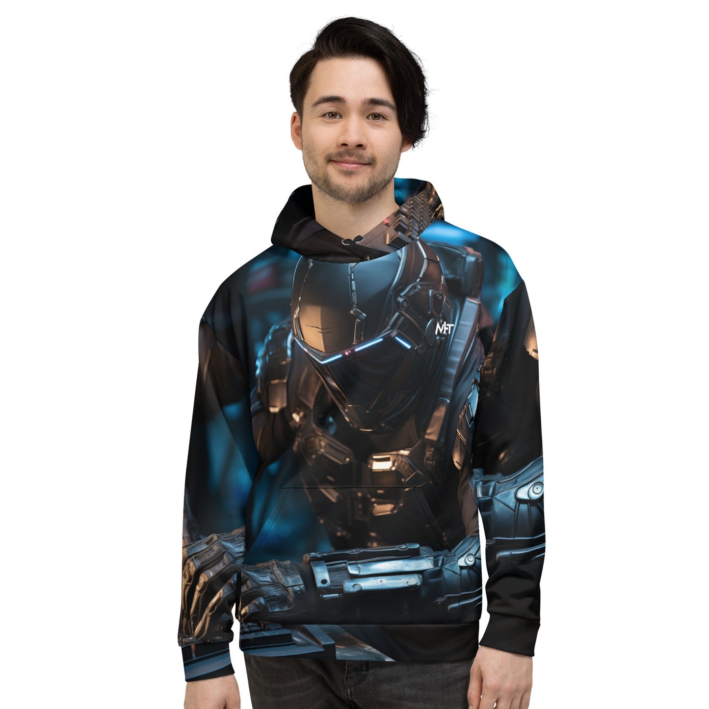 CyberWares Warrior V19 - Unisex Hoodie by DarkByteGear