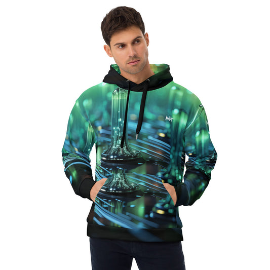 CyberTech Quantum GPU v1 - Unisex Hoodie by DarkByteGear